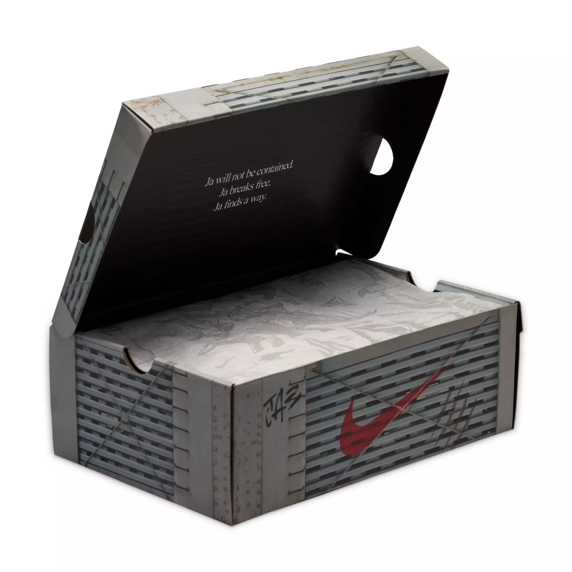 Nike Ja 3 "Raptor" Men's Basketball Shoe - ANTHRACITE/BRIGHT CRIMSON/YELLOW OCHRE