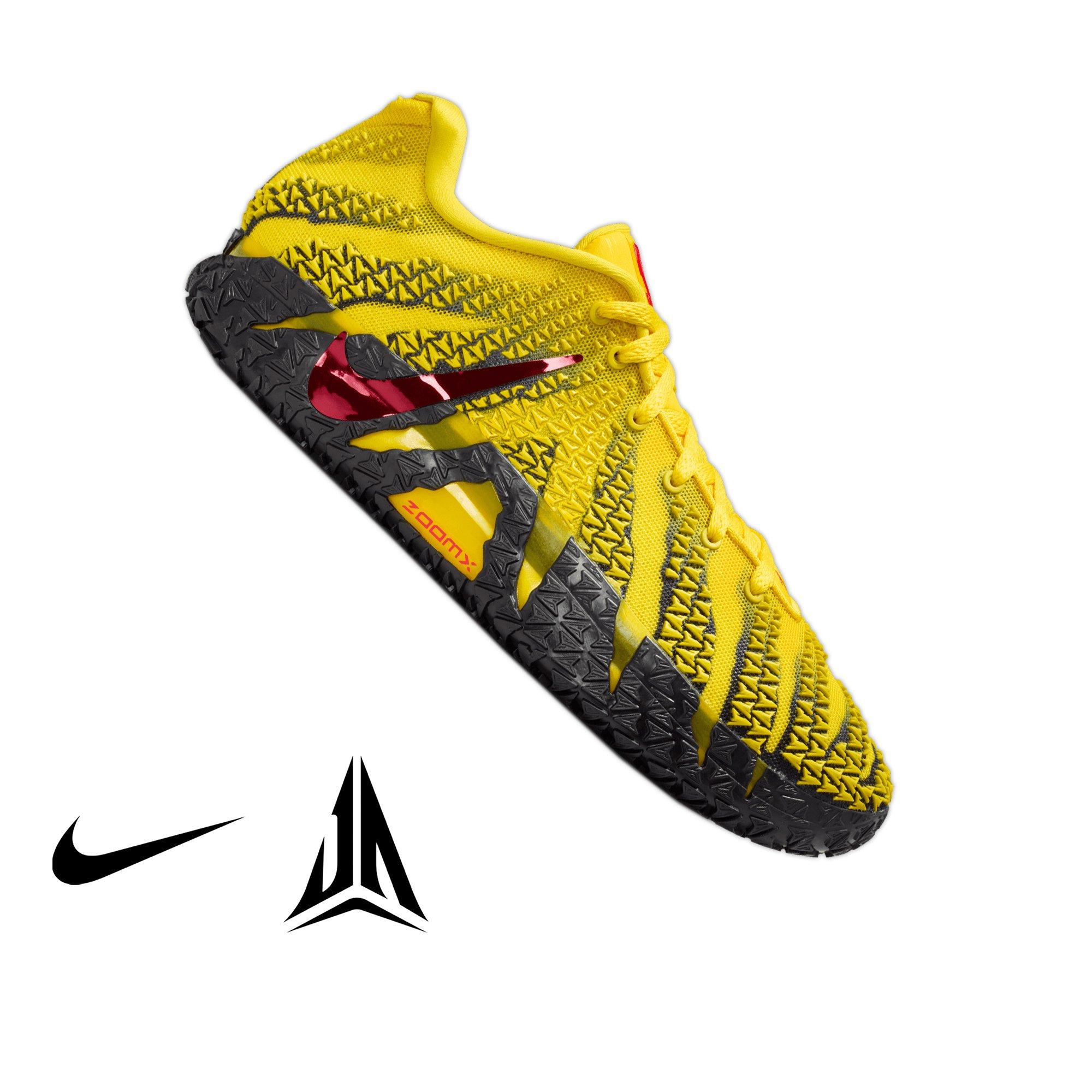 Nike Ja 3 "Let Me Be Ja" Men's Basketball Shoe - TOUR YELLOW/UNIVERSITY RED/BLACK Thumbnail View 1