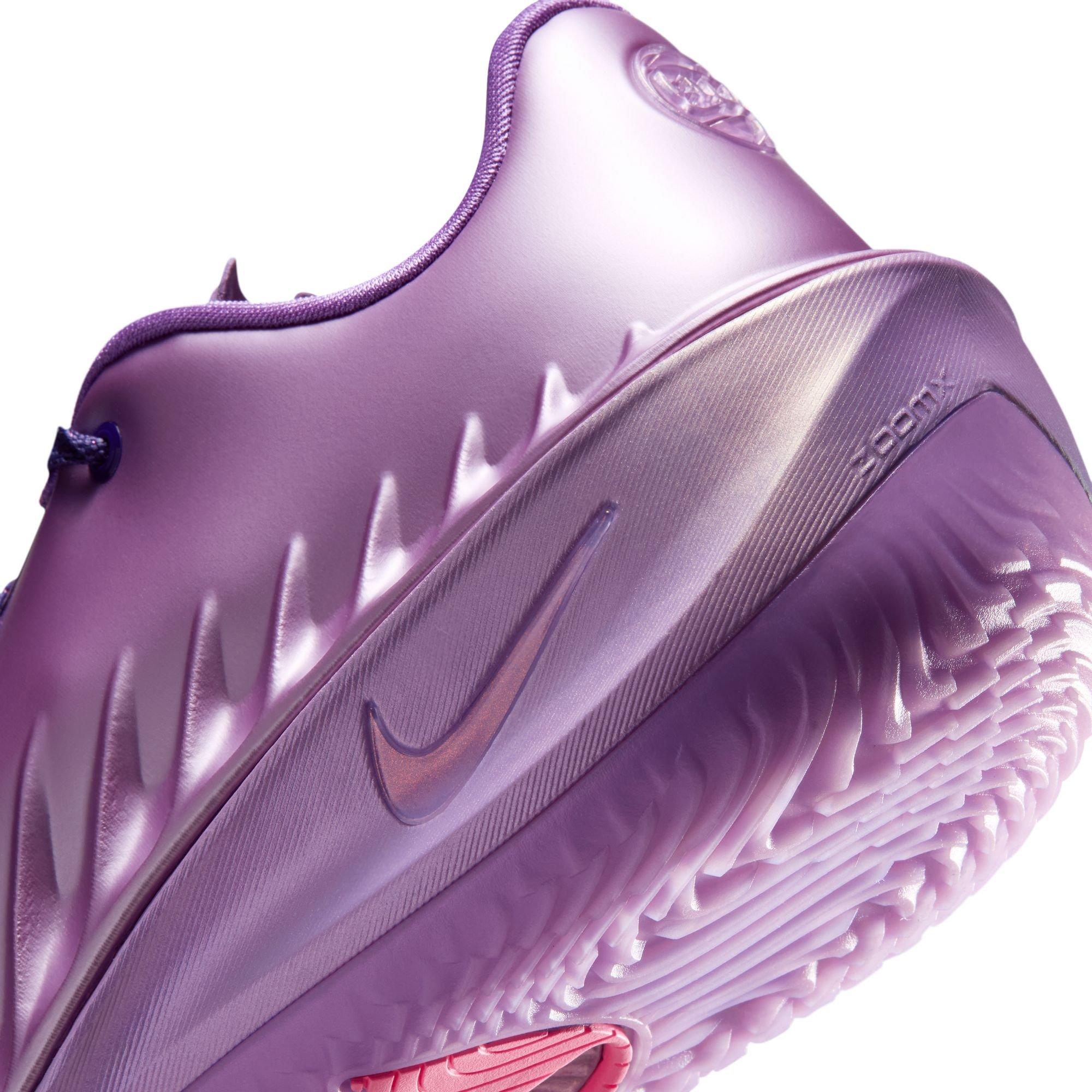 Nike G.T. Cut 4 "EYBL" Men's Basketball Shoe - RUSH FUCHSIA/METALLIC SILVER/NEW ORCHID Thumbnail View 4