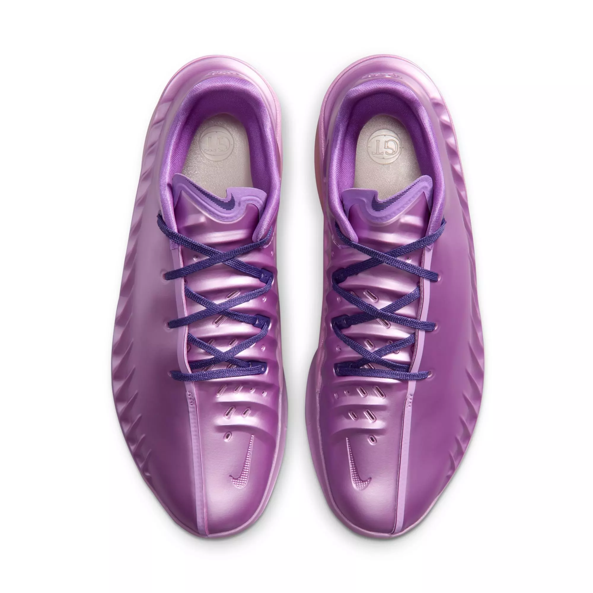 Nike G.T. Cut 4 "EYBL" Men's Basketball Shoe - RUSH FUCHSIA/METALLIC SILVER/NEW ORCHID