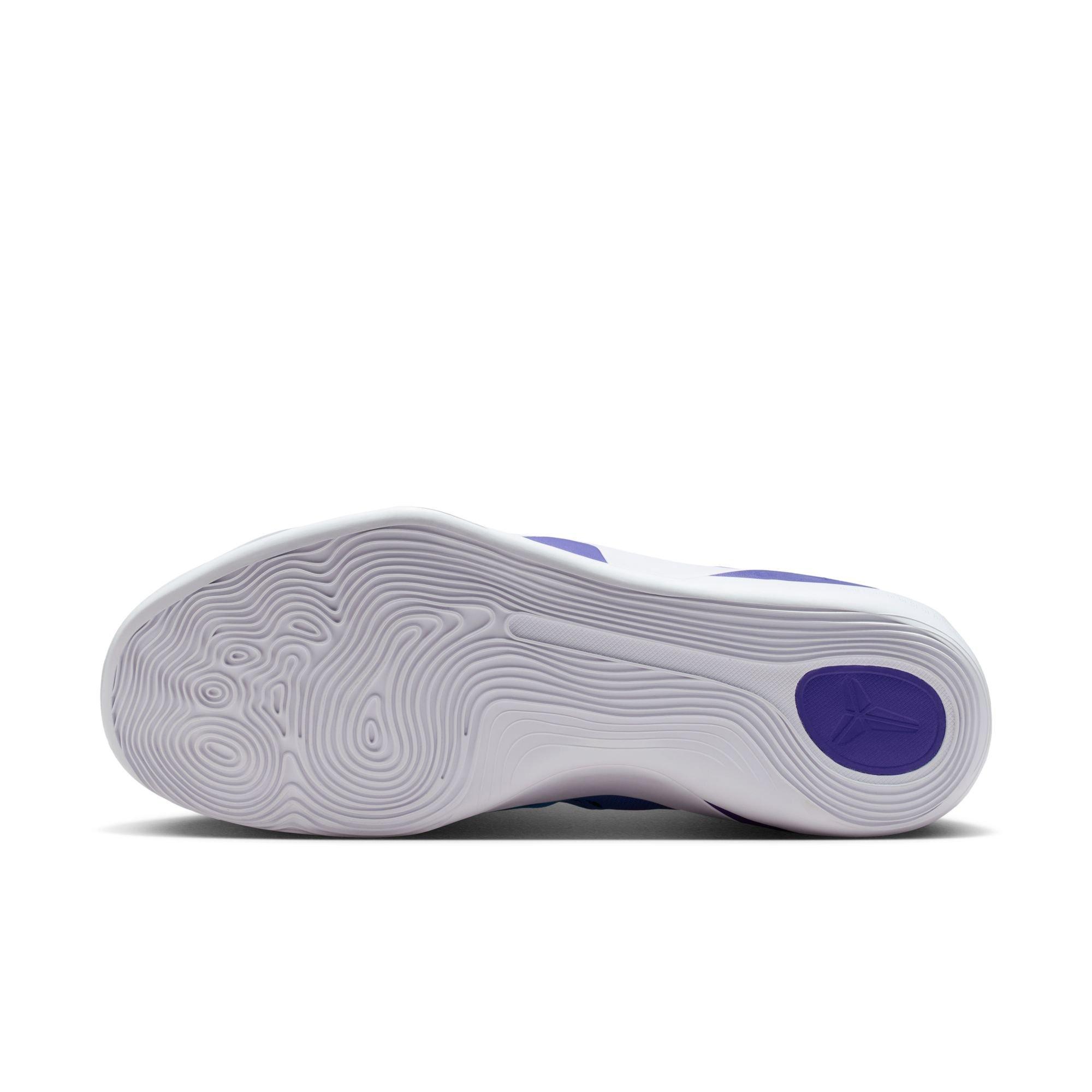 Nike Kobe IX Elite Low EM Protro "Charlotte" Men's Basketball Shoe - FIERCE PURPLE/BLUE LAGOON/WHITE Thumbnail View 12
