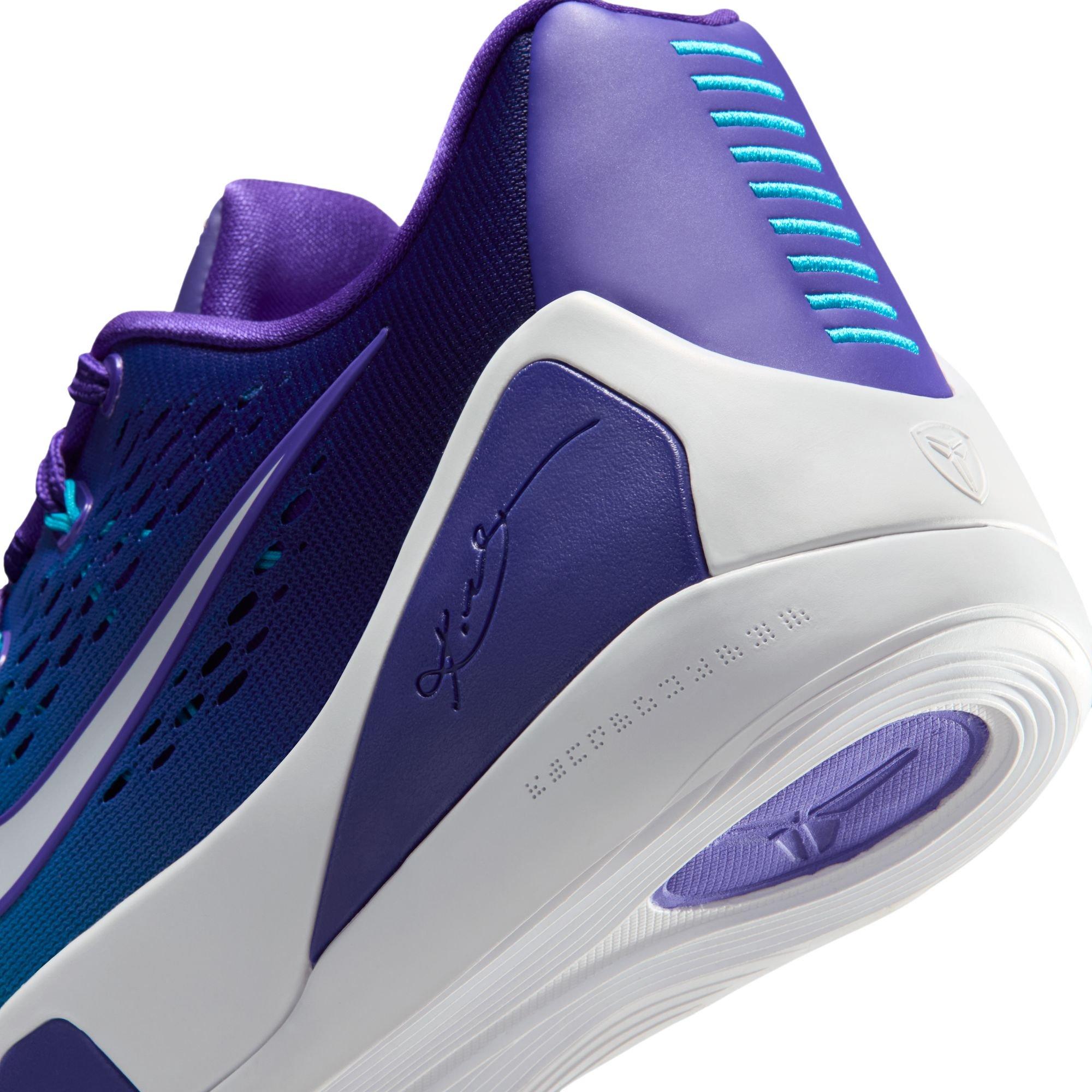 Nike Kobe IX Elite Low EM Protro "Charlotte" Men's Basketball Shoe - FIERCE PURPLE/BLUE LAGOON/WHITE Thumbnail View 6
