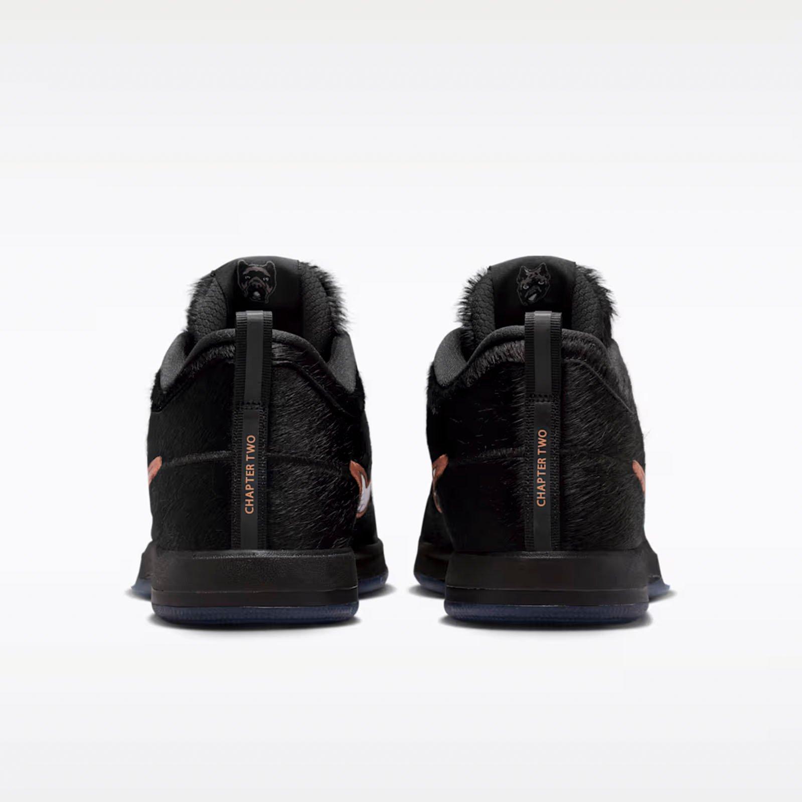 Nike Book 2 "Haven & Hector" Men's Basketball Shoe - BLACK/VAST GREY/AMBER BROWN Thumbnail View 8