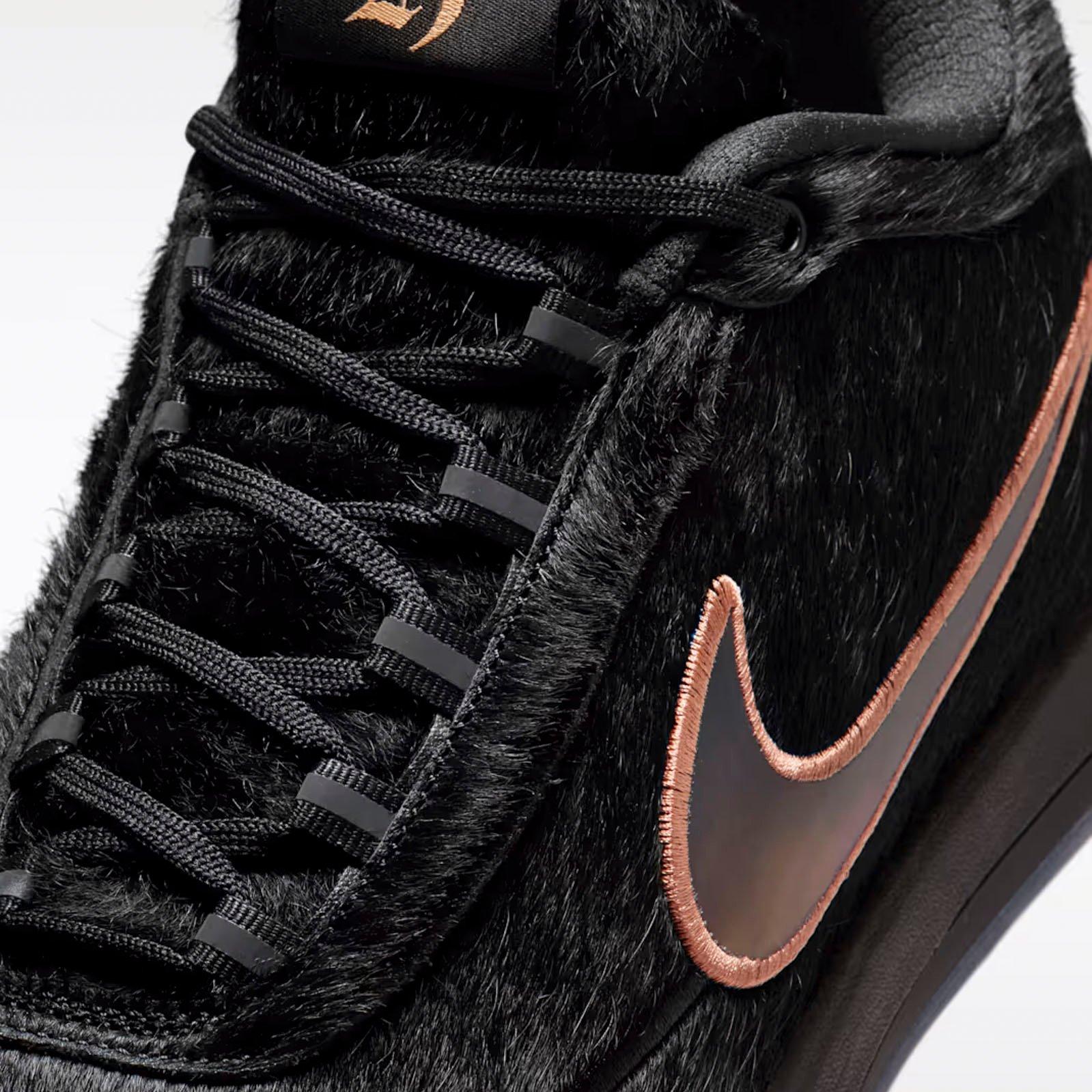 Nike Book 2 "Haven & Hector" Men's Basketball Shoe - BLACK/VAST GREY/AMBER BROWN Thumbnail View 4