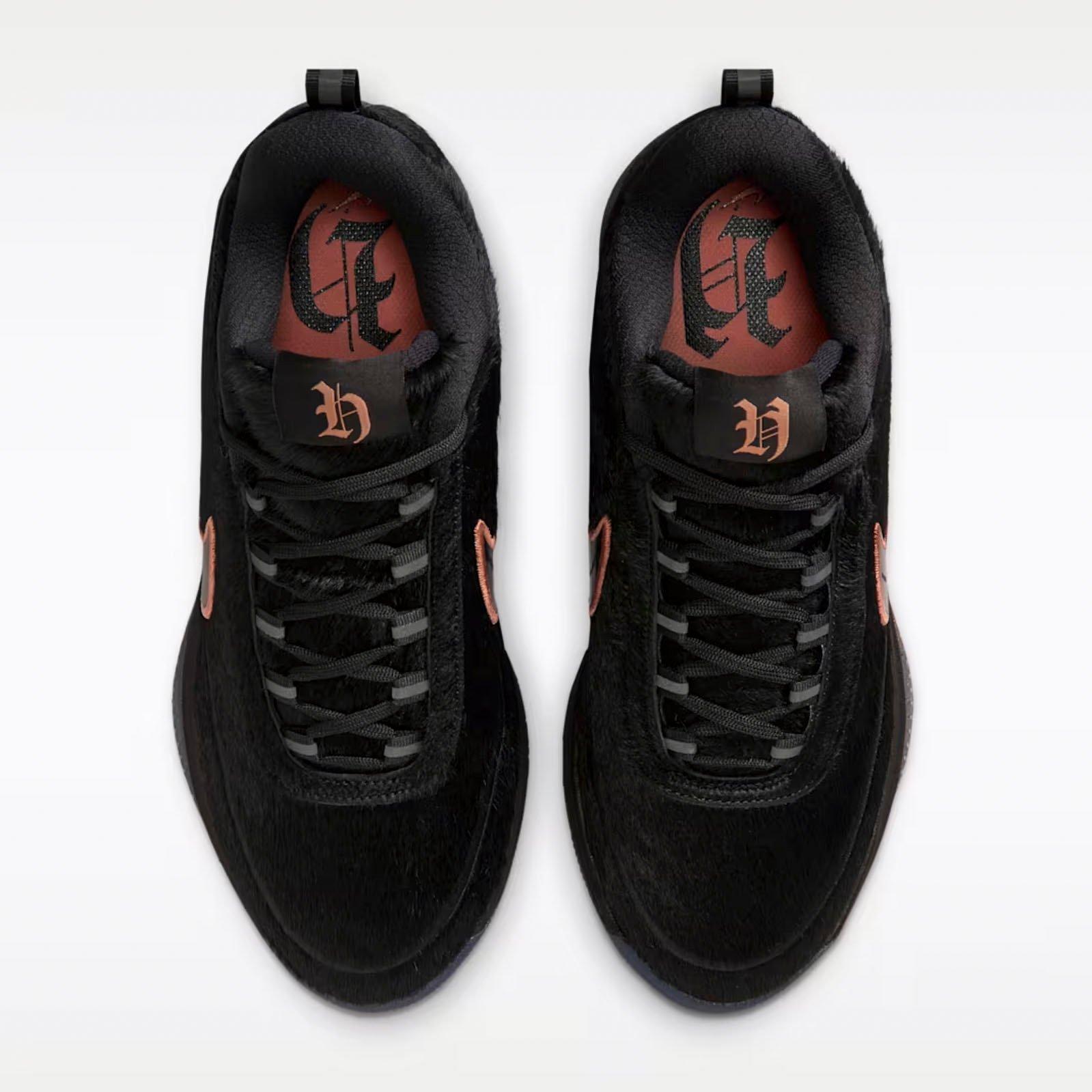 Nike Book 2 "Haven & Hector" Men's Basketball Shoe - BLACK/VAST GREY/AMBER BROWN Thumbnail View 9