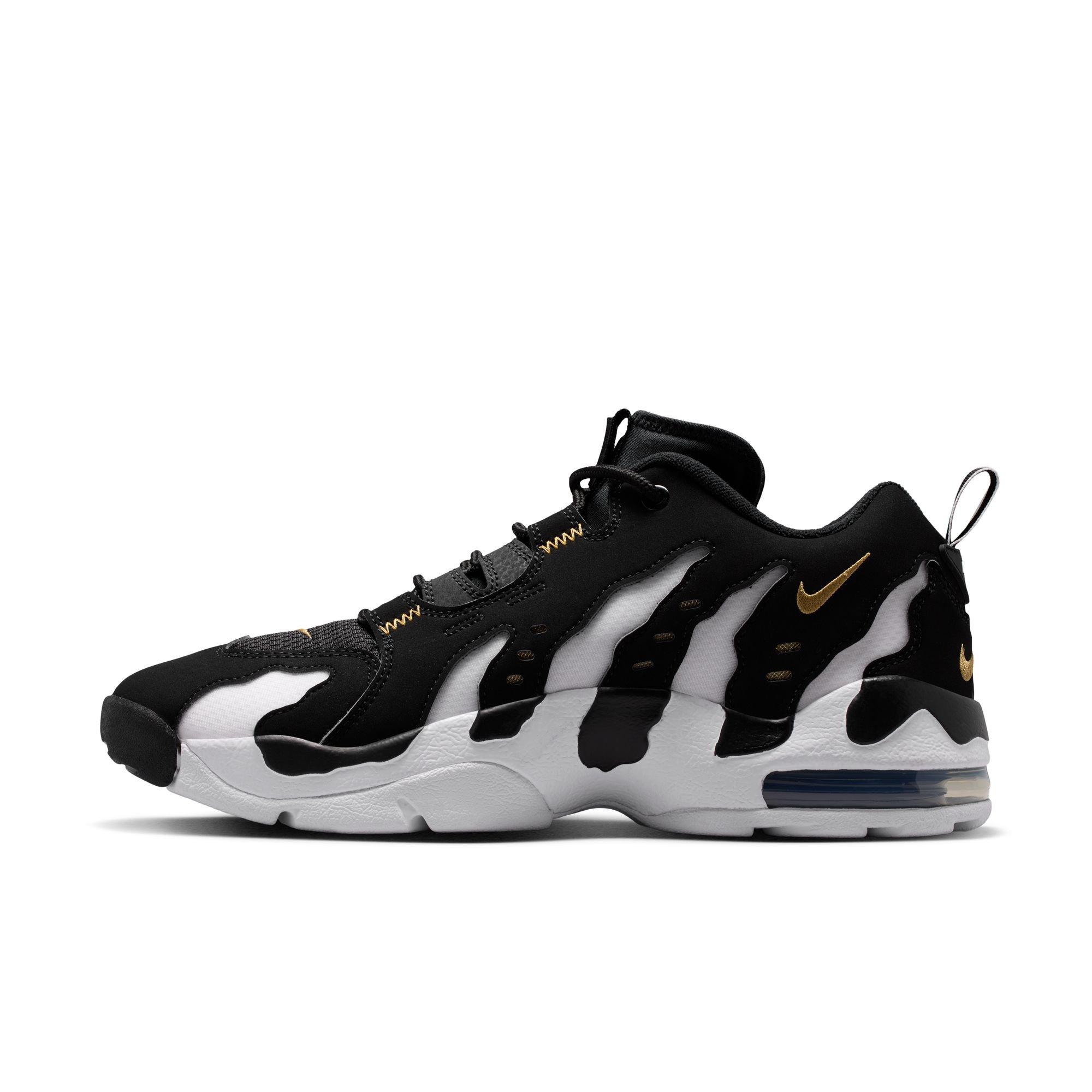 Nike Air DT Max '96 Low "Black/White" Men's Shoe - BLACK/METALLIC GOLD/WHITE Thumbnail View 8