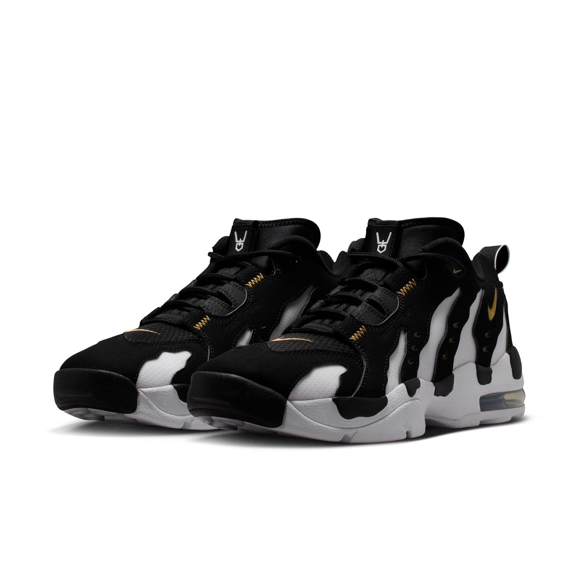 Nike Air DT Max '96 Low "Black/White" Men's Shoe - BLACK/METALLIC GOLD/WHITE Thumbnail View 4