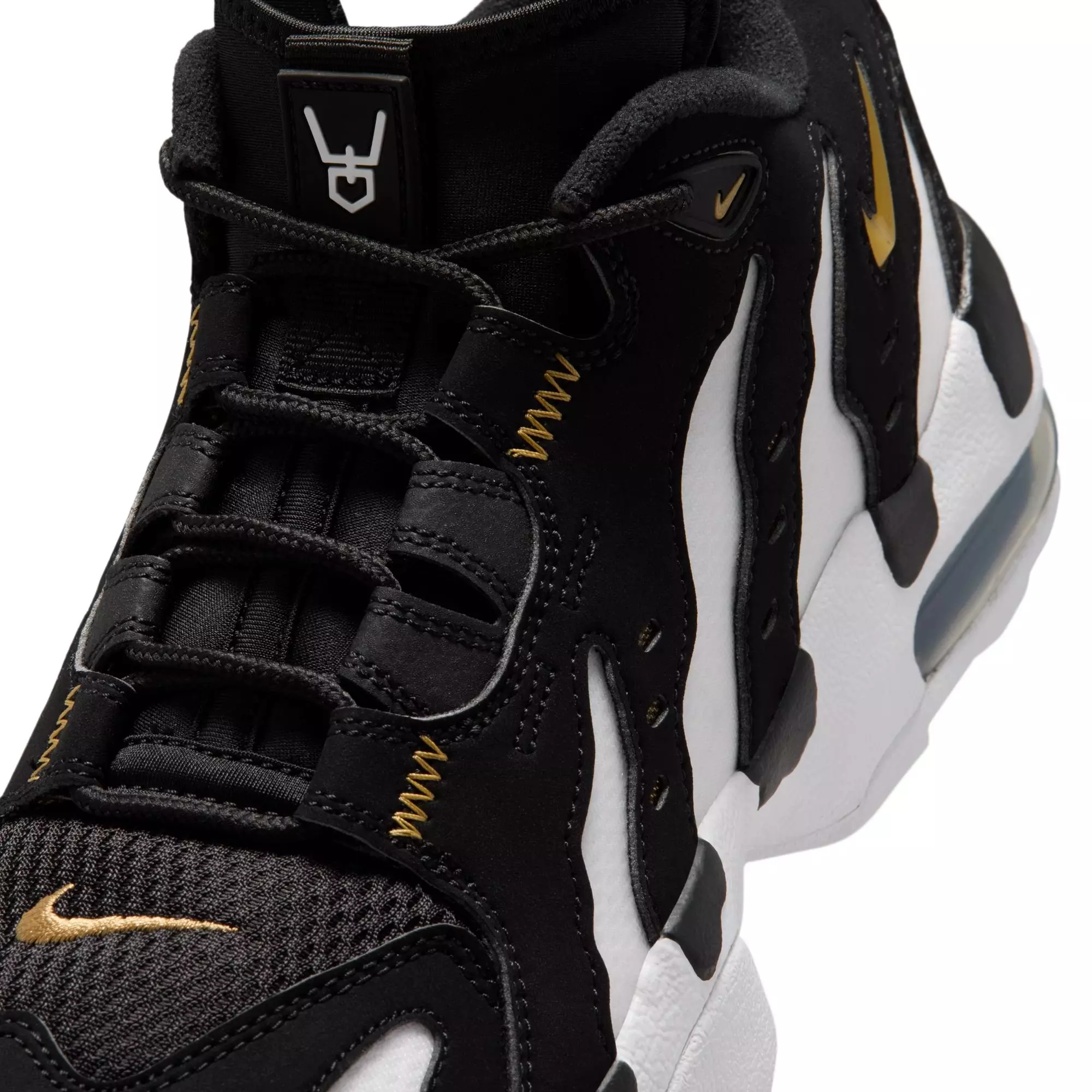 Nike Air DT Max '96 Low "Black/White" Men's Shoe - BLACK/METALLIC GOLD/WHITE