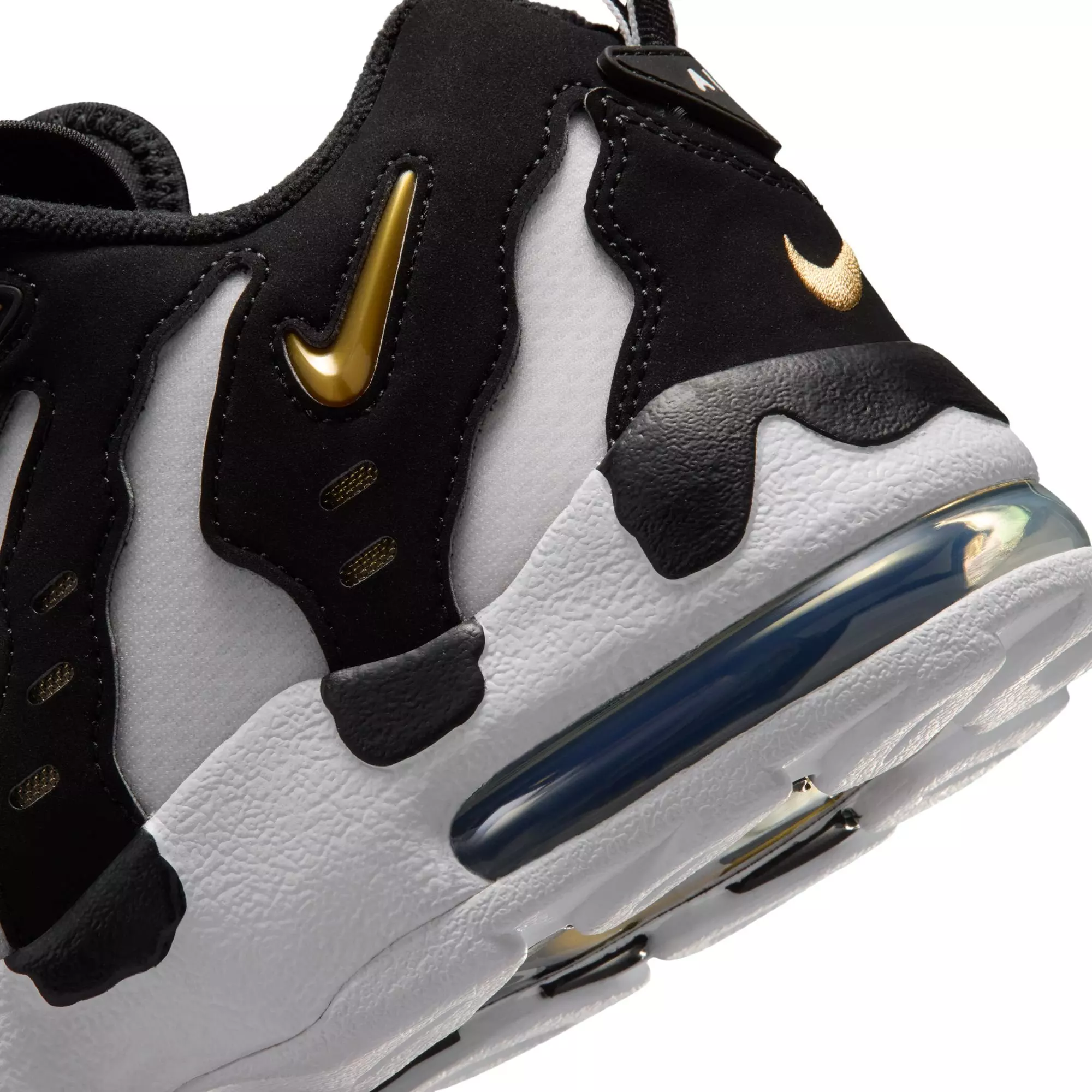 Nike Air DT Max '96 Low "Black/White" Men's Shoe - BLACK/METALLIC GOLD/WHITE