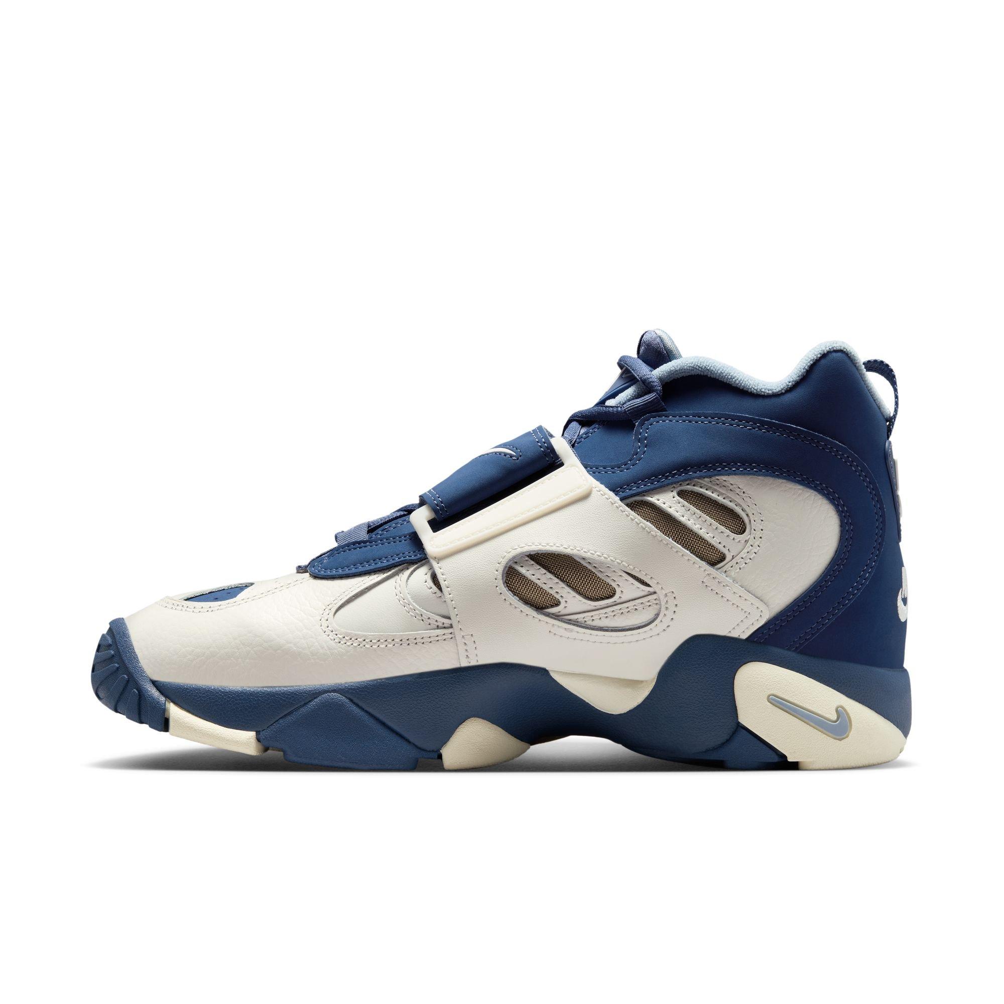 Nike Air Diamond Turf II "Royals" Men's Shoe - SAIL/MYSTIC NAVY/BLUE GREY/METALLIC GOLD Thumbnail View 9