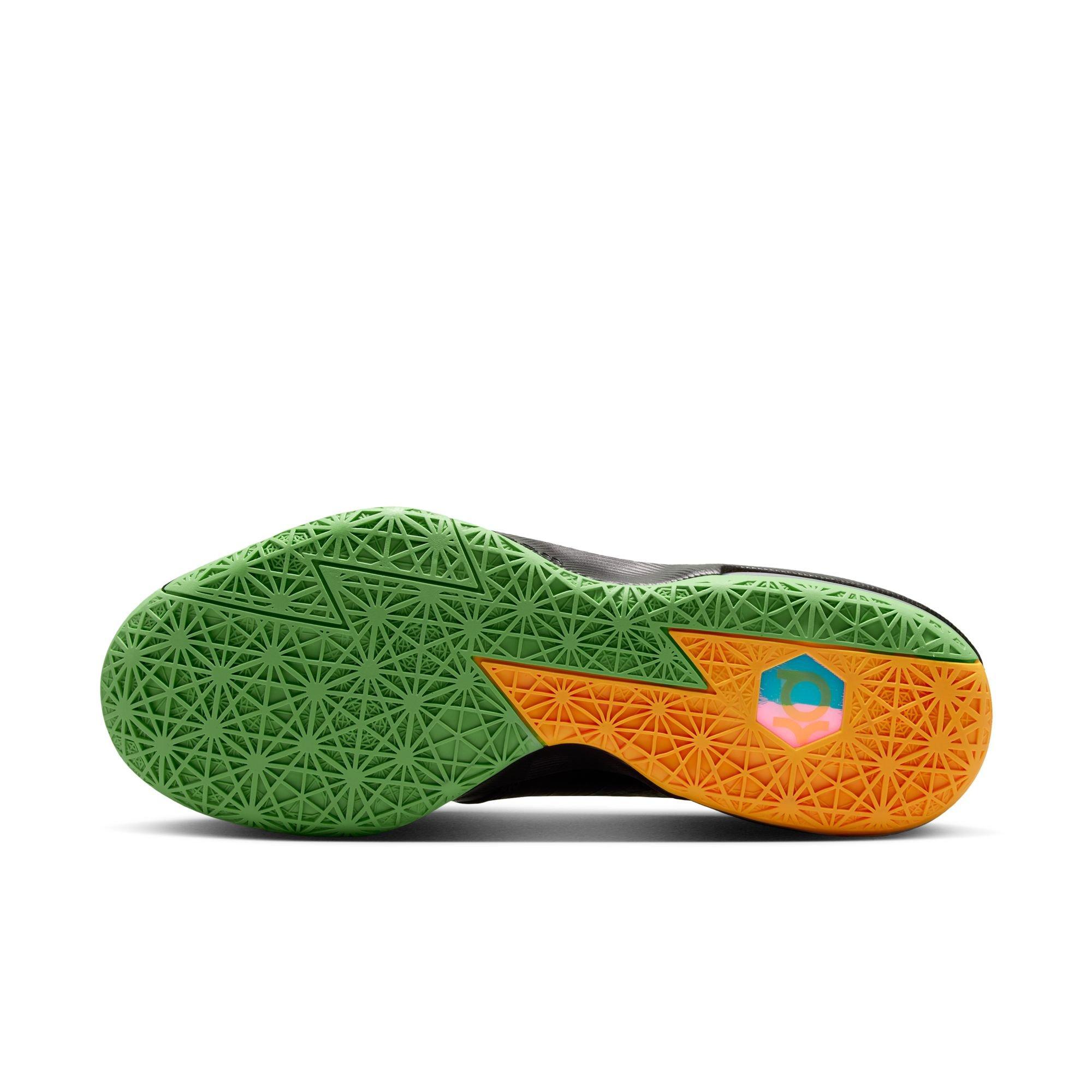 Nike KD 6 "Brazil" Men's Basketball Shoe - BLACK/LUCID GREEN Thumbnail View 11