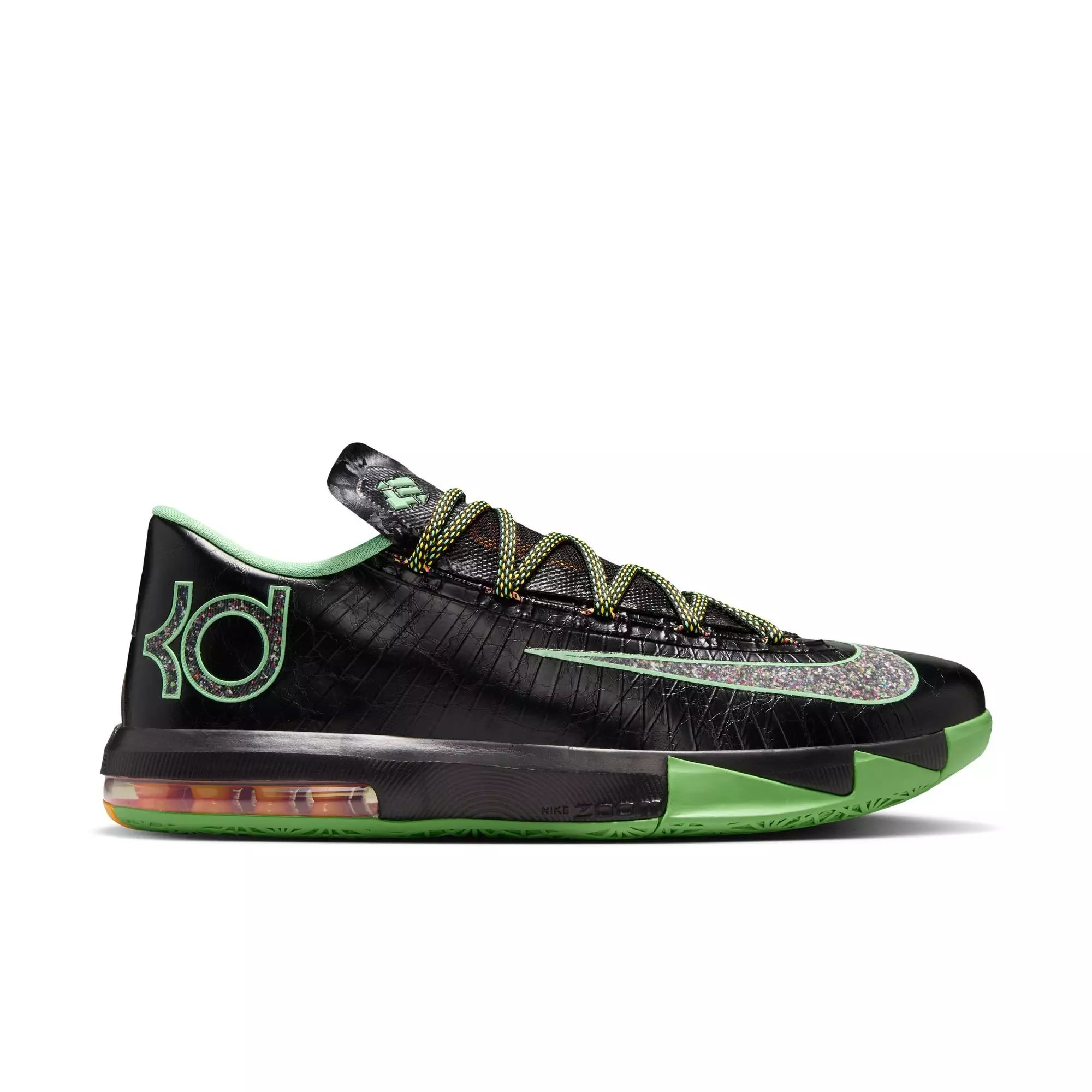 Nike KD 6 "Brazil" Men's Basketball Shoe - BLACK/LUCID GREEN