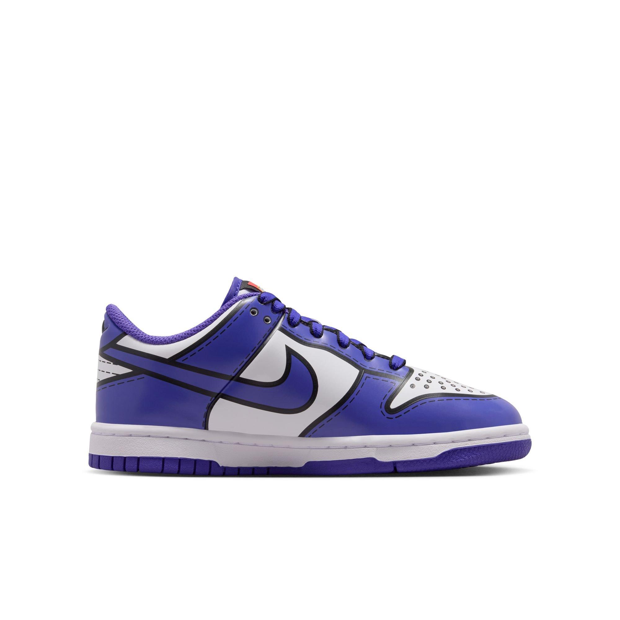 Nike Dunk Low x LEGO Grade School Kids' "Bright Concord" Shoe