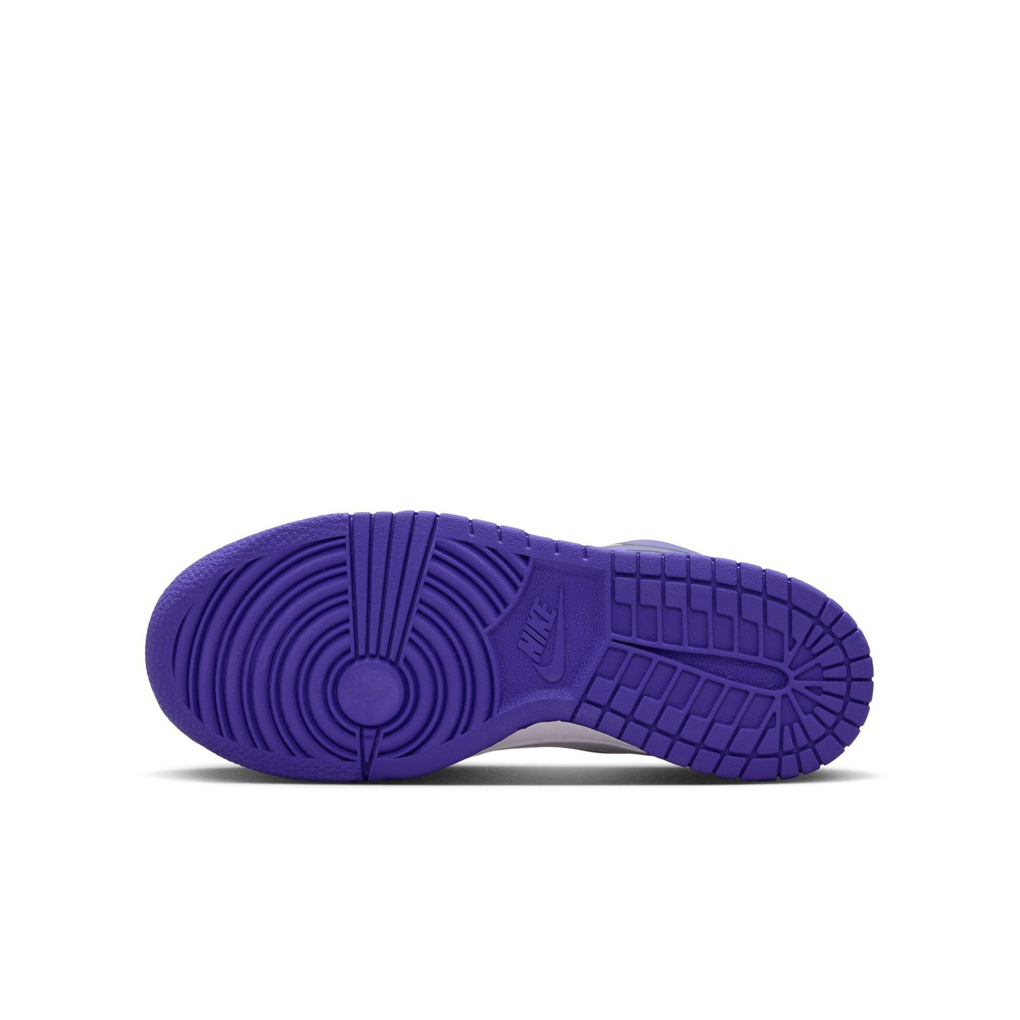 Nike Dunk Low x LEGO Collection "Bright Concord" Grade School Kids' Shoe - WHITE/BRIGHT CONCORD/RUSH RED Thumbnail View 5