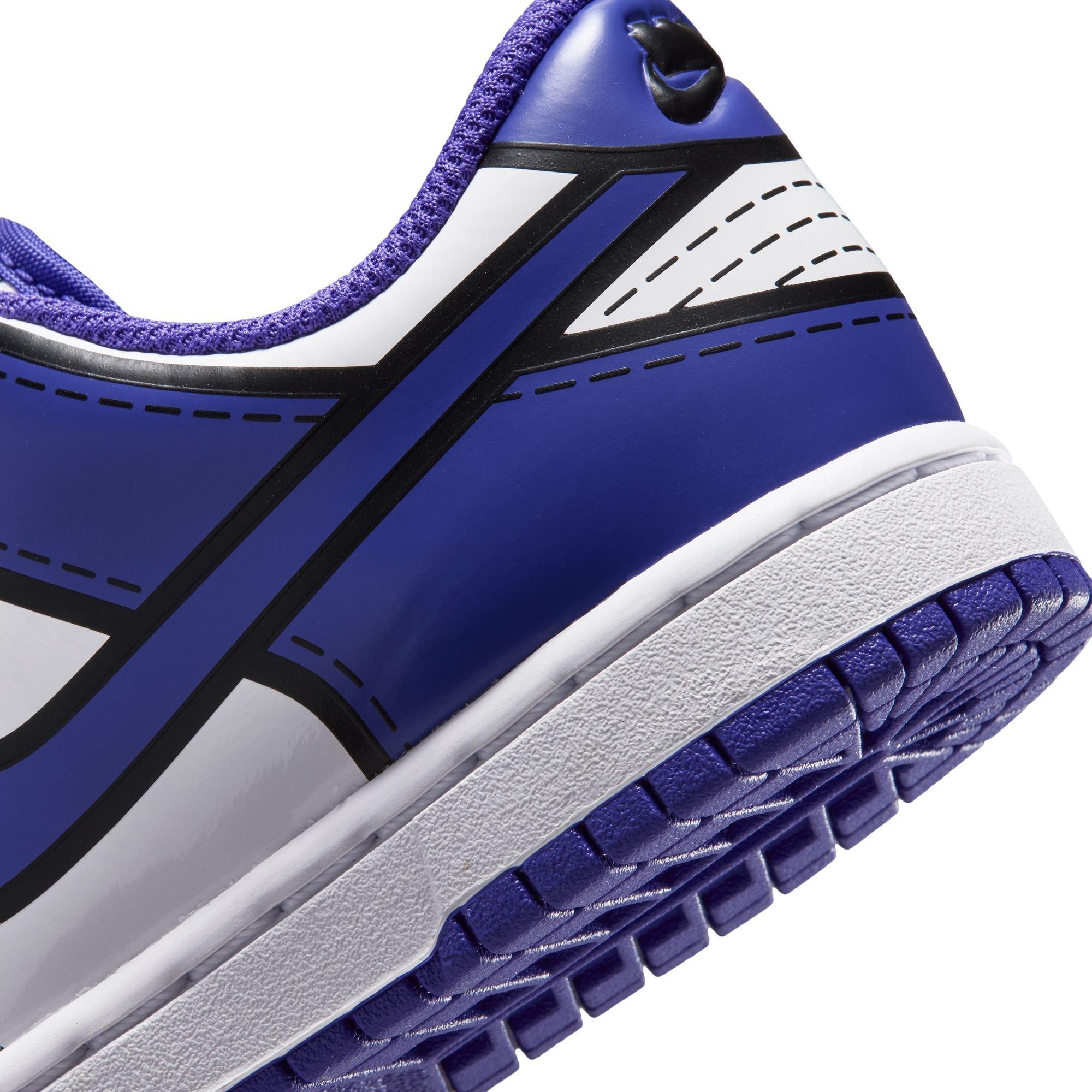 Nike Dunk Low x LEGO Collection "Bright Concord" Preschool Kids' Shoe - WHITE/BRIGHT CONCORD/RUSH RED Thumbnail View 6