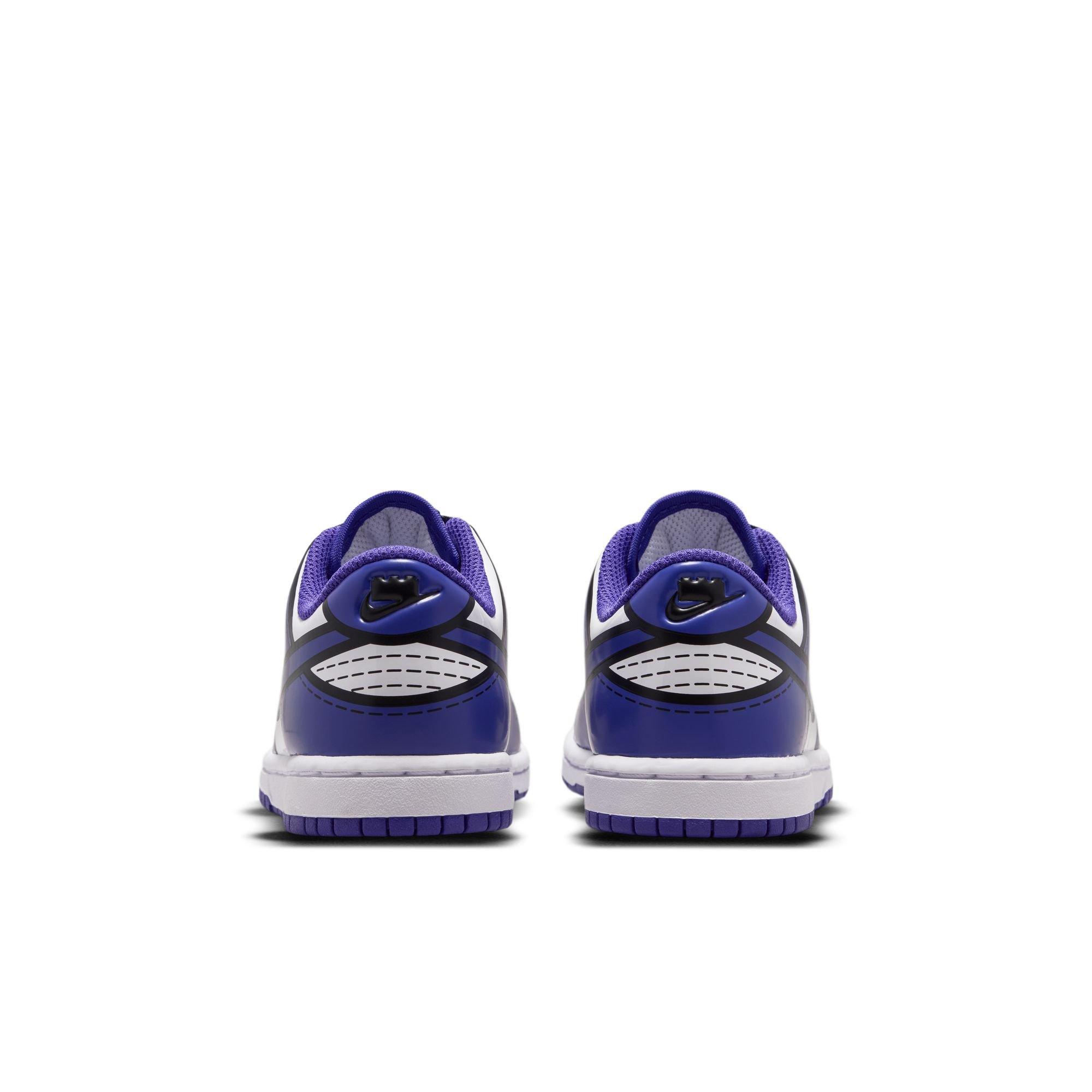 Nike Dunk Low x LEGO Collection "Bright Concord" Preschool Kids' Shoe - WHITE/BRIGHT CONCORD/RUSH RED Thumbnail View 8