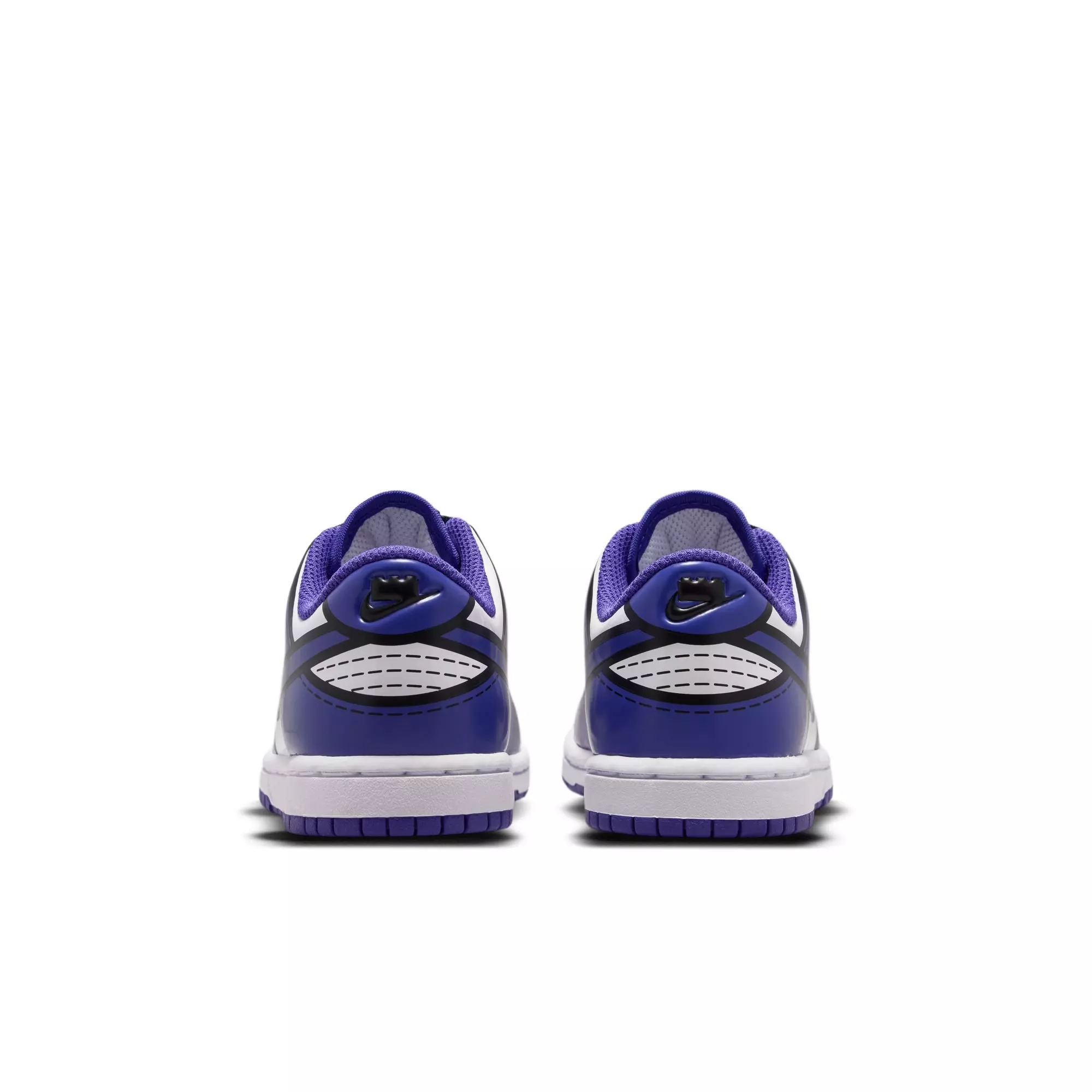 Nike Dunk Low x LEGO Collection "Bright Concord" Preschool Kids' Shoe - WHITE/BRIGHT CONCORD/RUSH RED