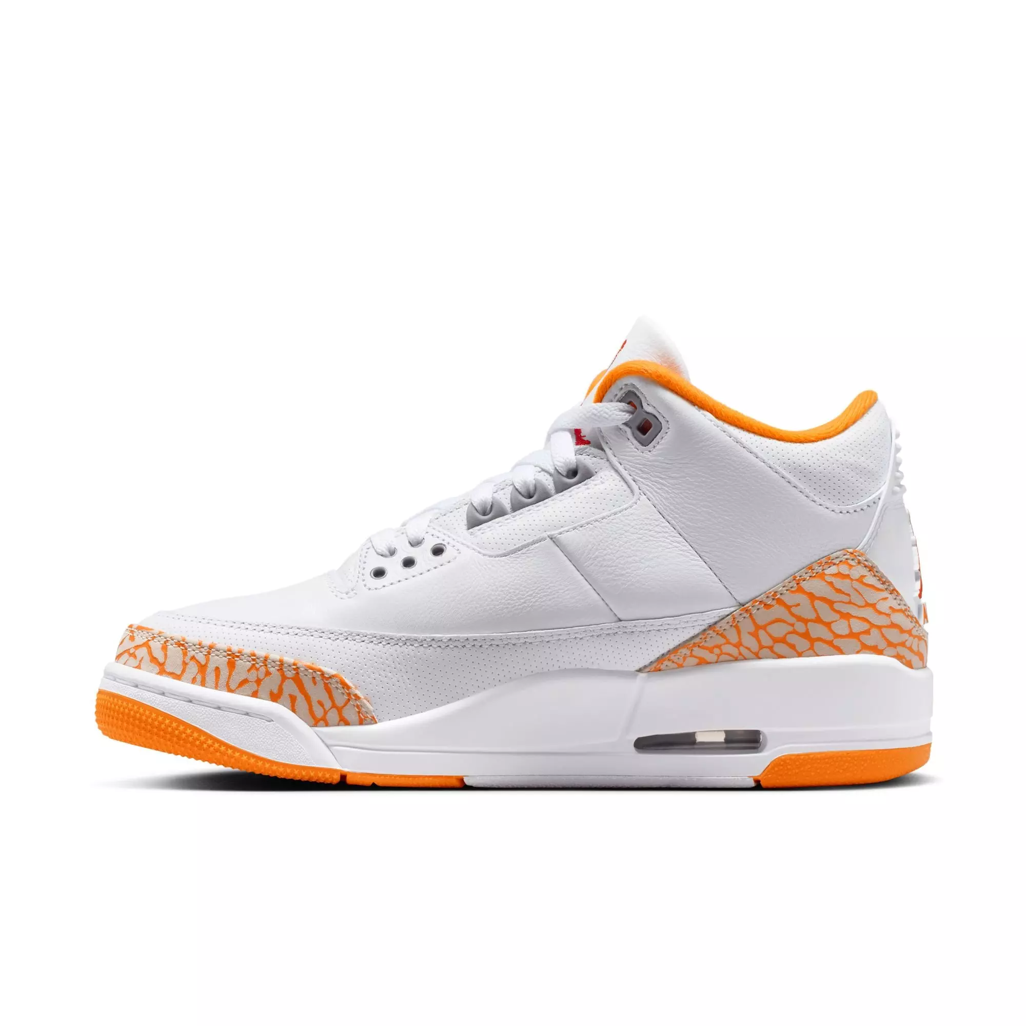 Jordan Retro 3 "Orange Citrus" Women's Shoe - WHITE/MULTI-COLOR