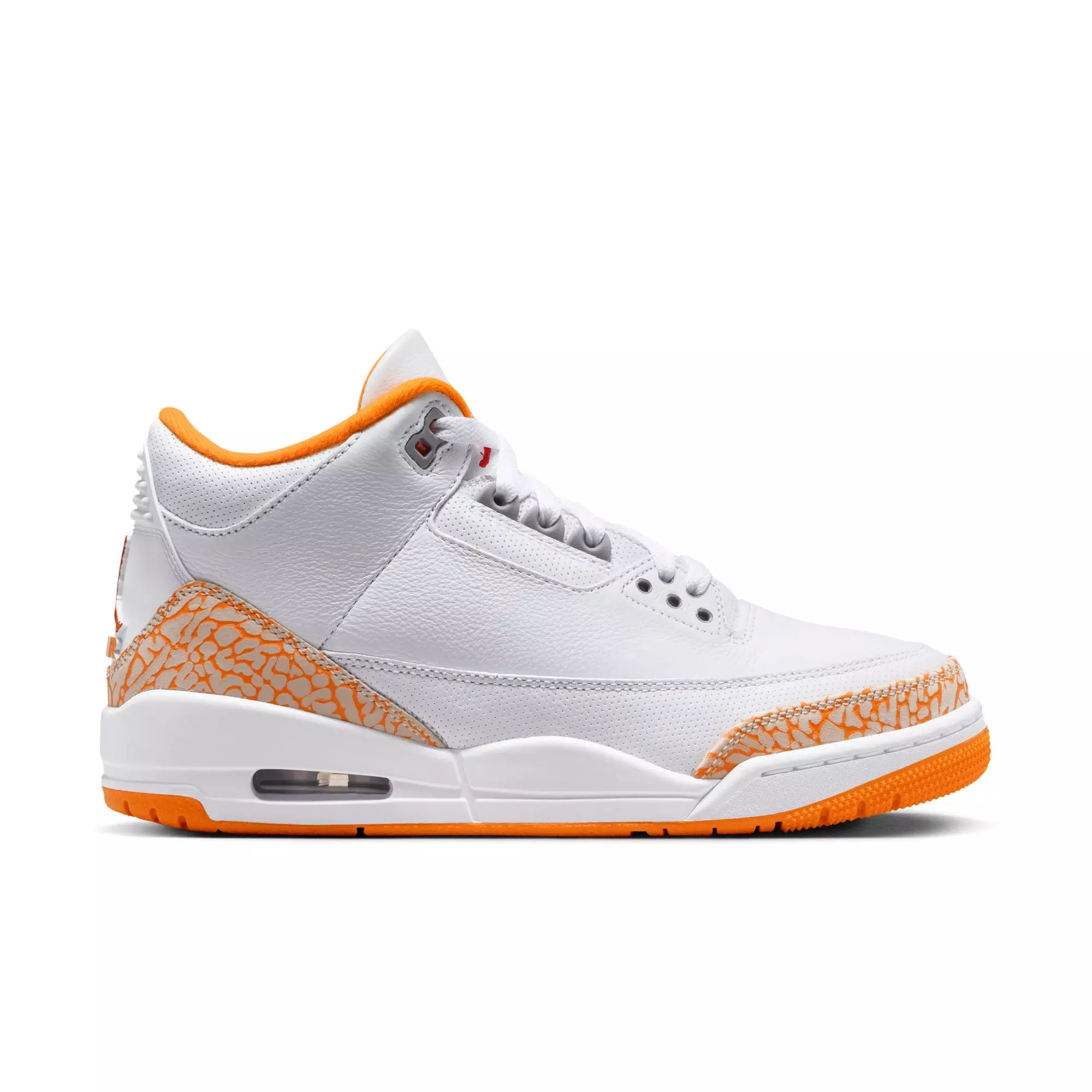 Jordan Retro 3 "Orange Citrus" Women's Shoe - WHITE/MULTI-COLOR