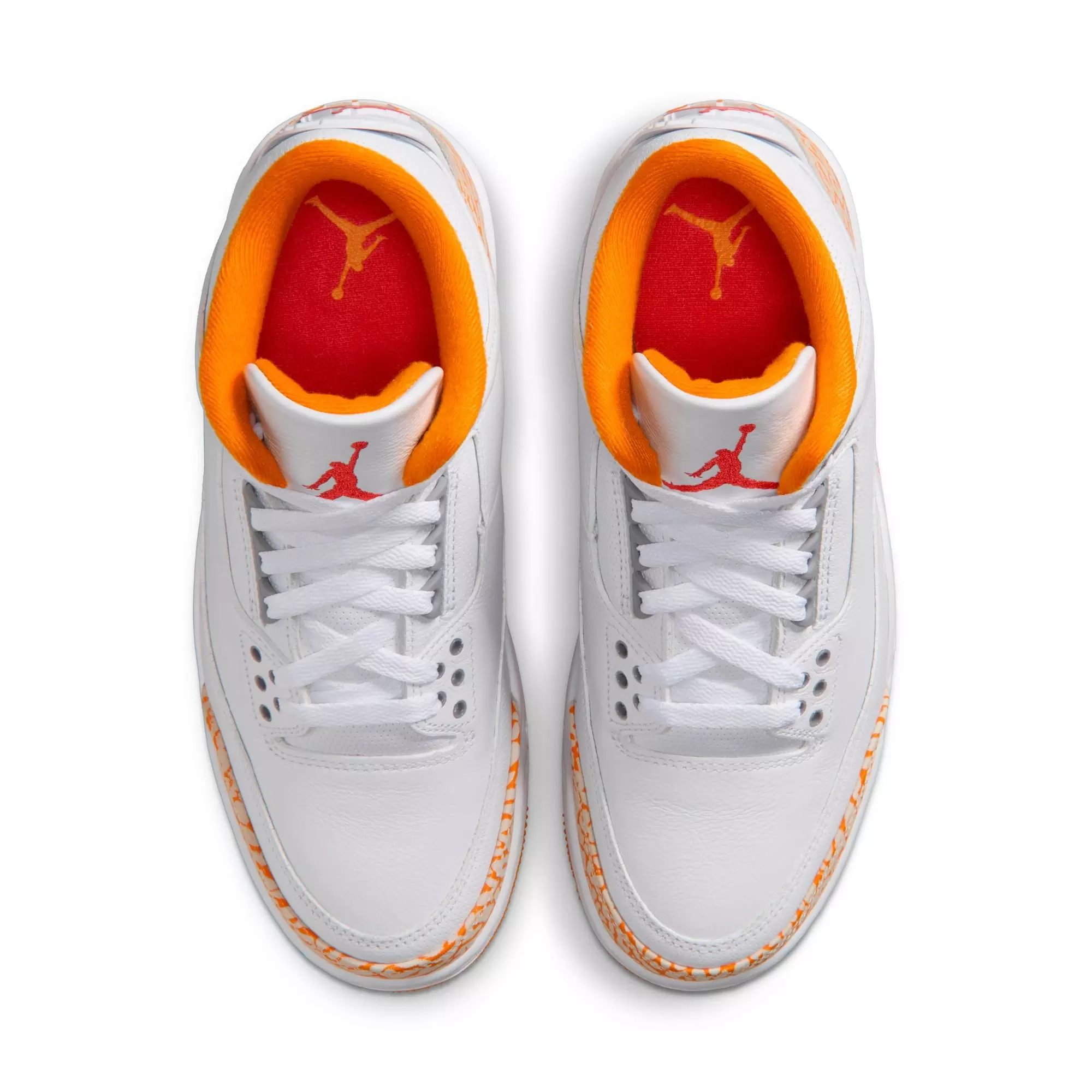 Jordan Retro 3 "Orange Citrus" Women's Shoe - WHITE/MULTI-COLOR