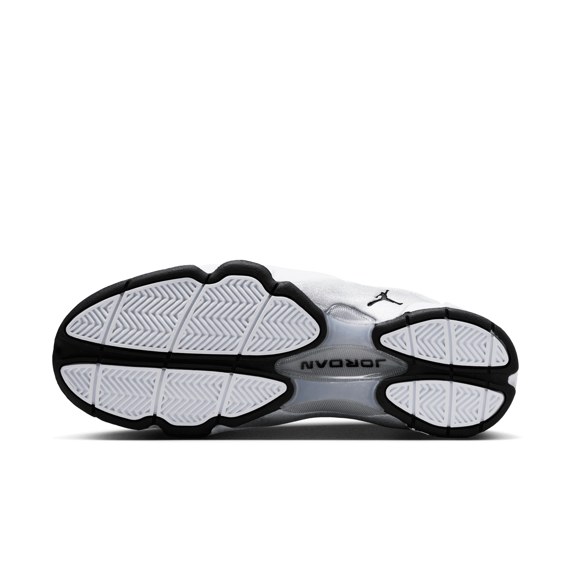 Jordan OG "White/Metallic Silver/Black" Women's Shoe - WHITE/SILVER Thumbnail View 8