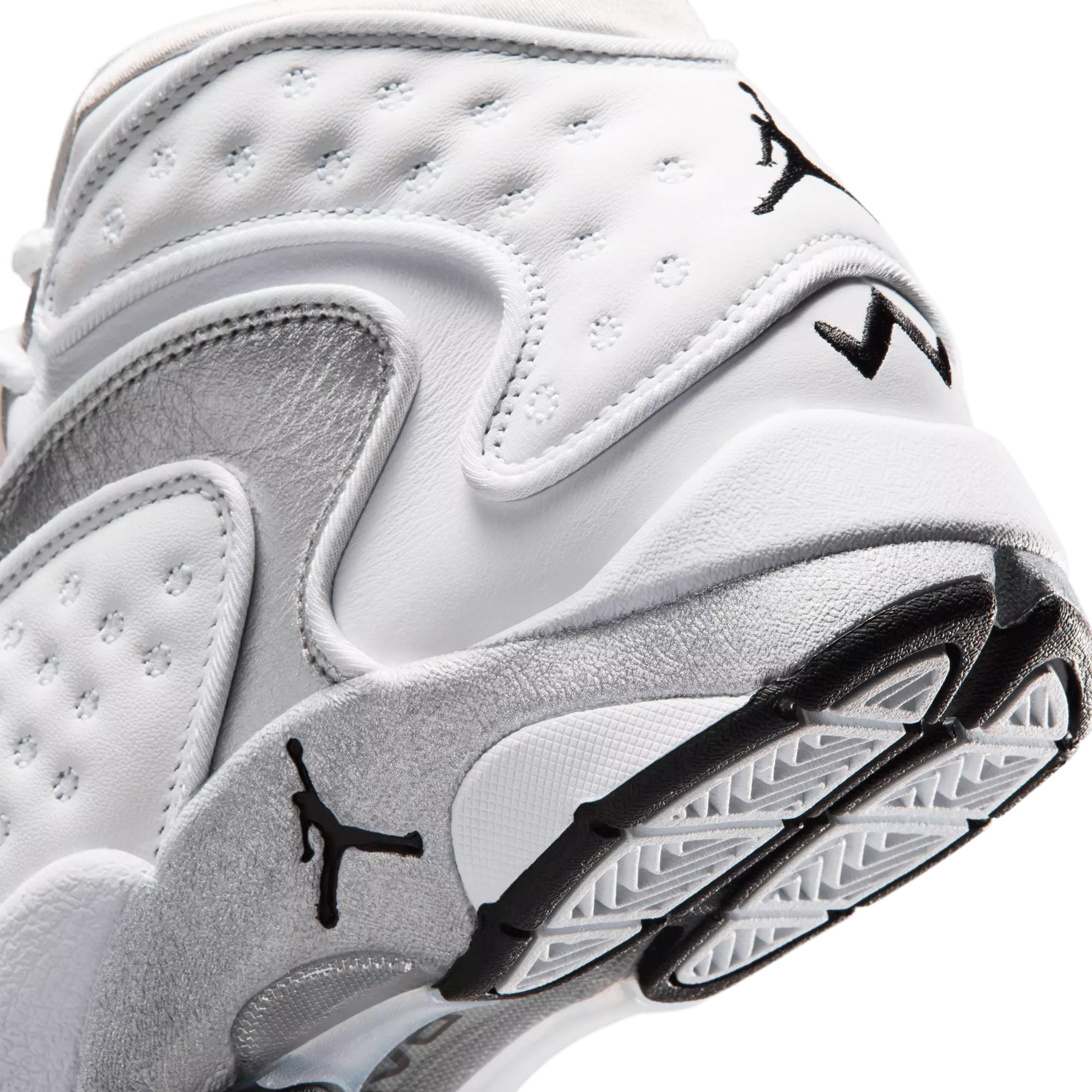 Jordan OG "White/Metallic Silver/Black" Women's Shoe - WHITE/SILVER