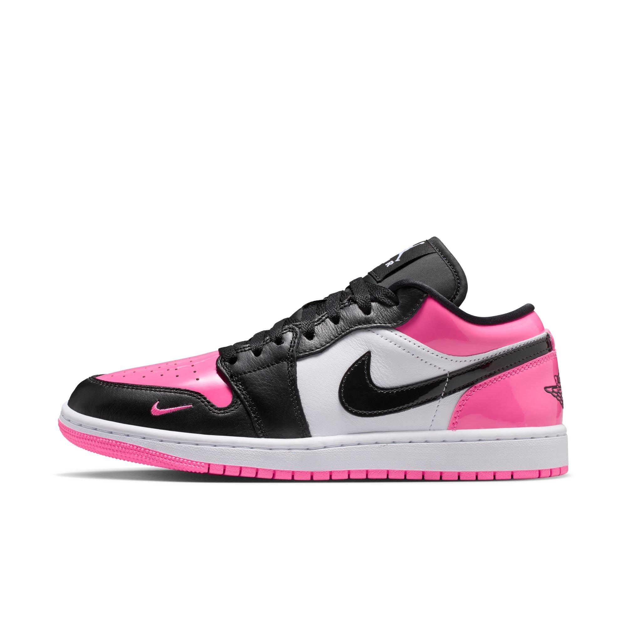 Jordan 1 Low SE "Pinksicle/Black/White" Women's Shoe - BLACK/PINK/WHITE Thumbnail View 3