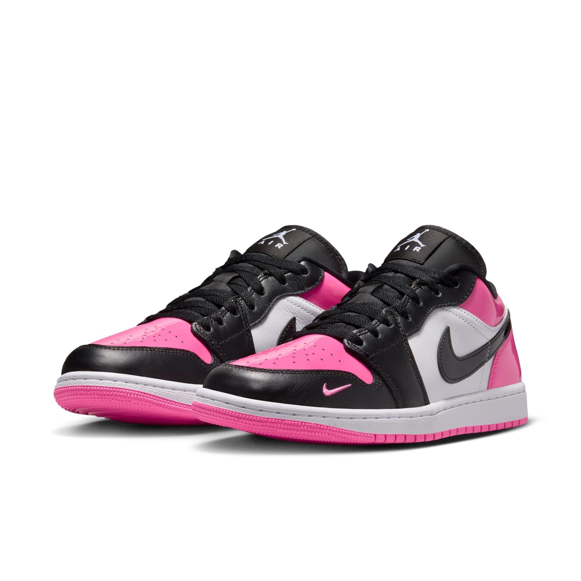 Jordan 1 Low SE "Pinksicle/Black/White" Women's Shoe - BLACK/PINK/WHITE Thumbnail View 5