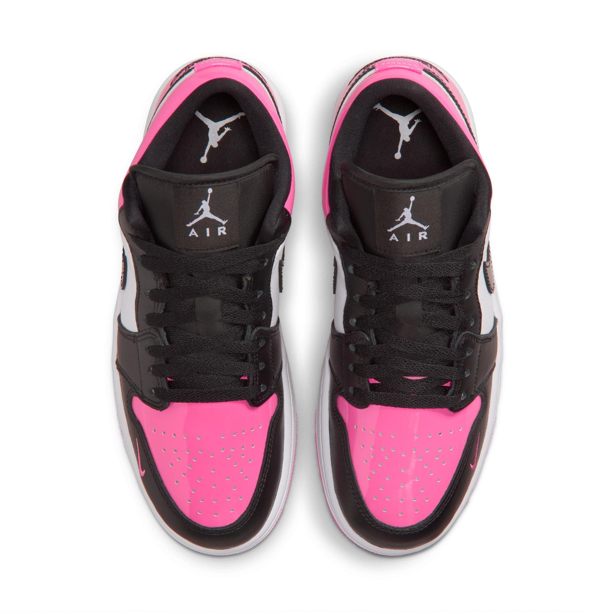 Jordan 1 Low SE "Pinksicle/Black/White" Women's Shoe - BLACK/PINK/WHITE Thumbnail View 6
