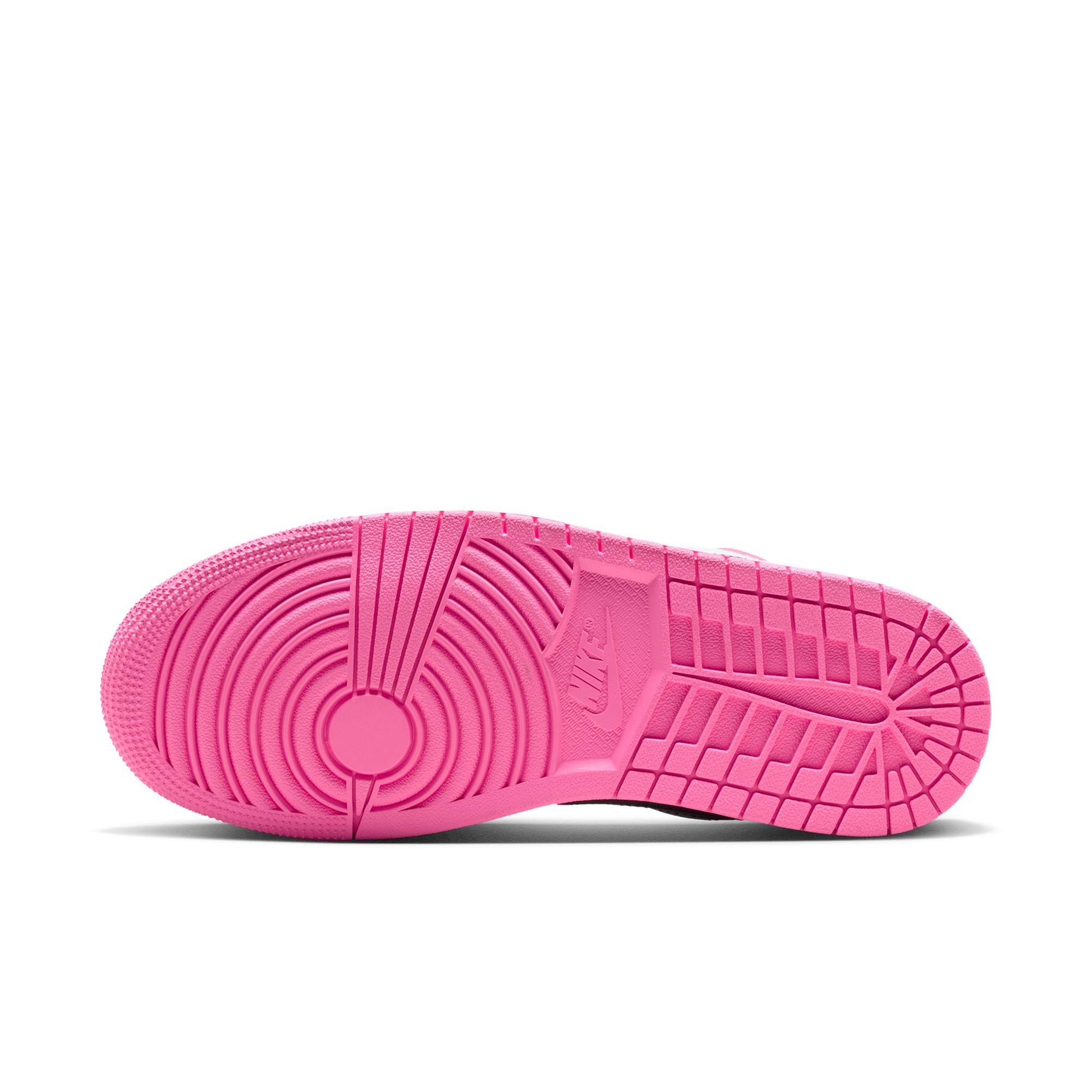 Jordan 1 Low SE "Pinksicle/Black/White" Women's Shoe - BLACK/PINK/WHITE Thumbnail View 9