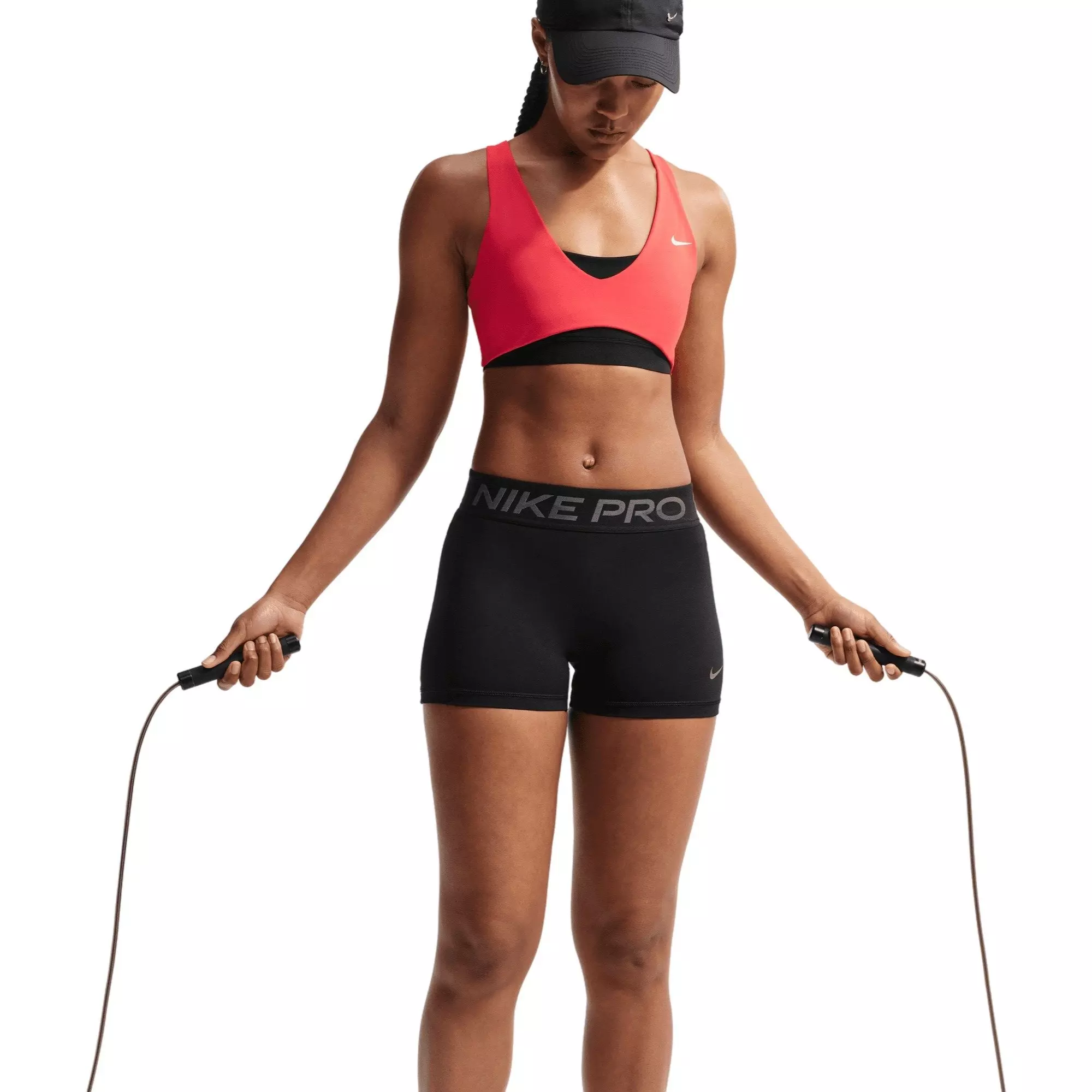 Nike Women's Pro Sculpt Sports Bra - CRIMSON