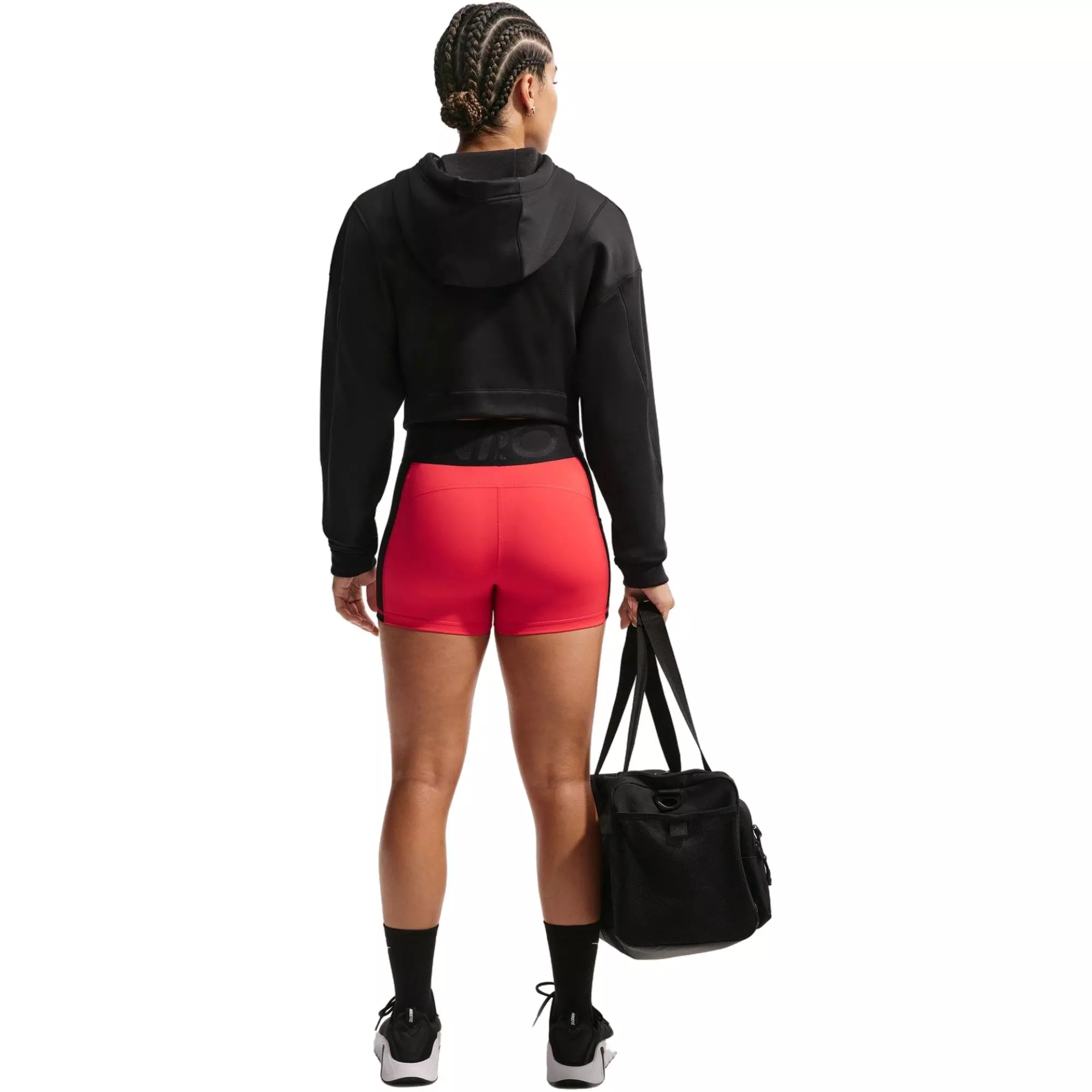 Nike Women's Pro Sculpt Dri-FIT High-Waisted 5" Biker Shorts - Crimson - CRIMSON