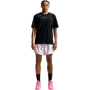 Nike Women's A'ja Dri-FIT Basketball Tee - Black/Pink