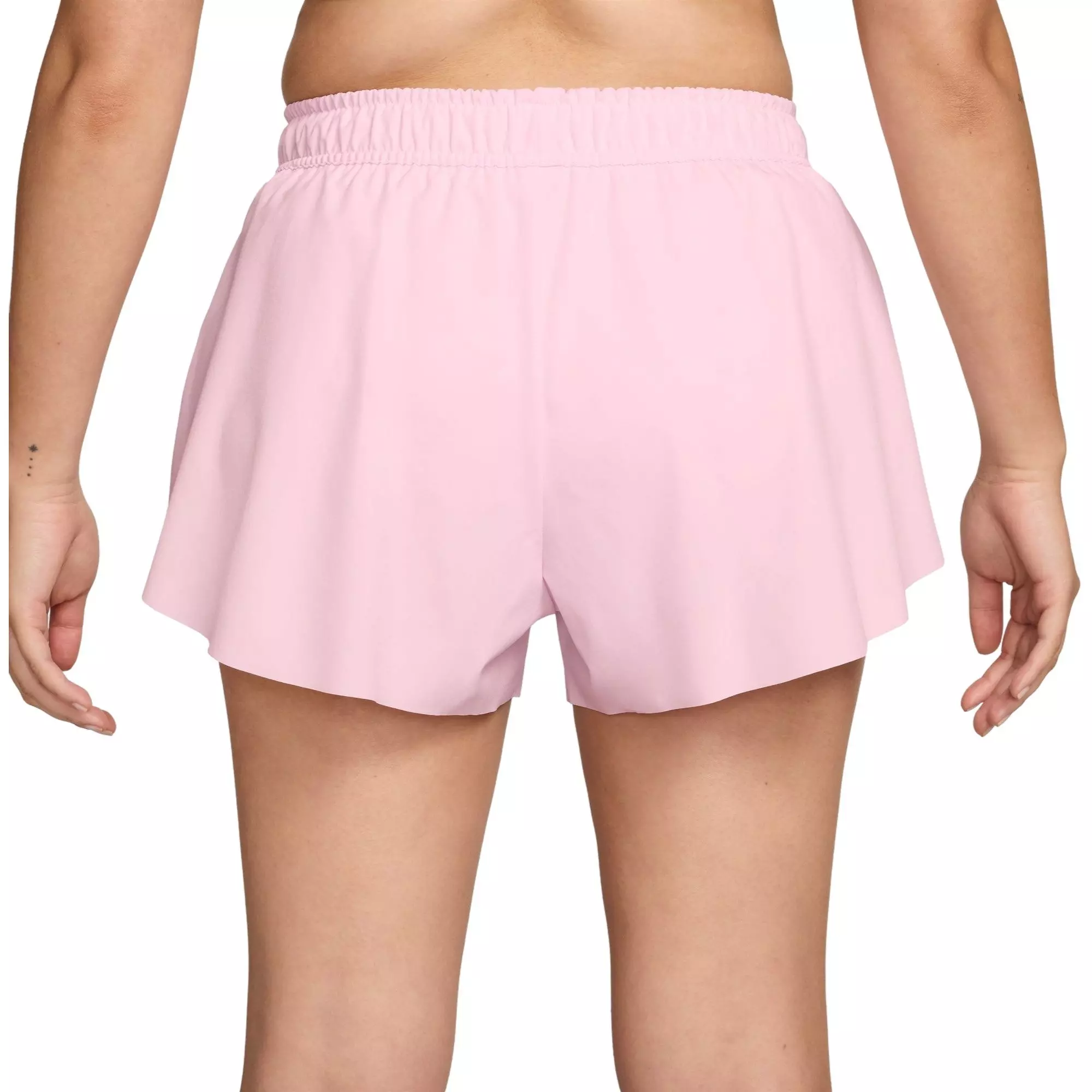 Nike Women's One Repel Mid-Rise 3" Brief-Lined Shorts - PINK