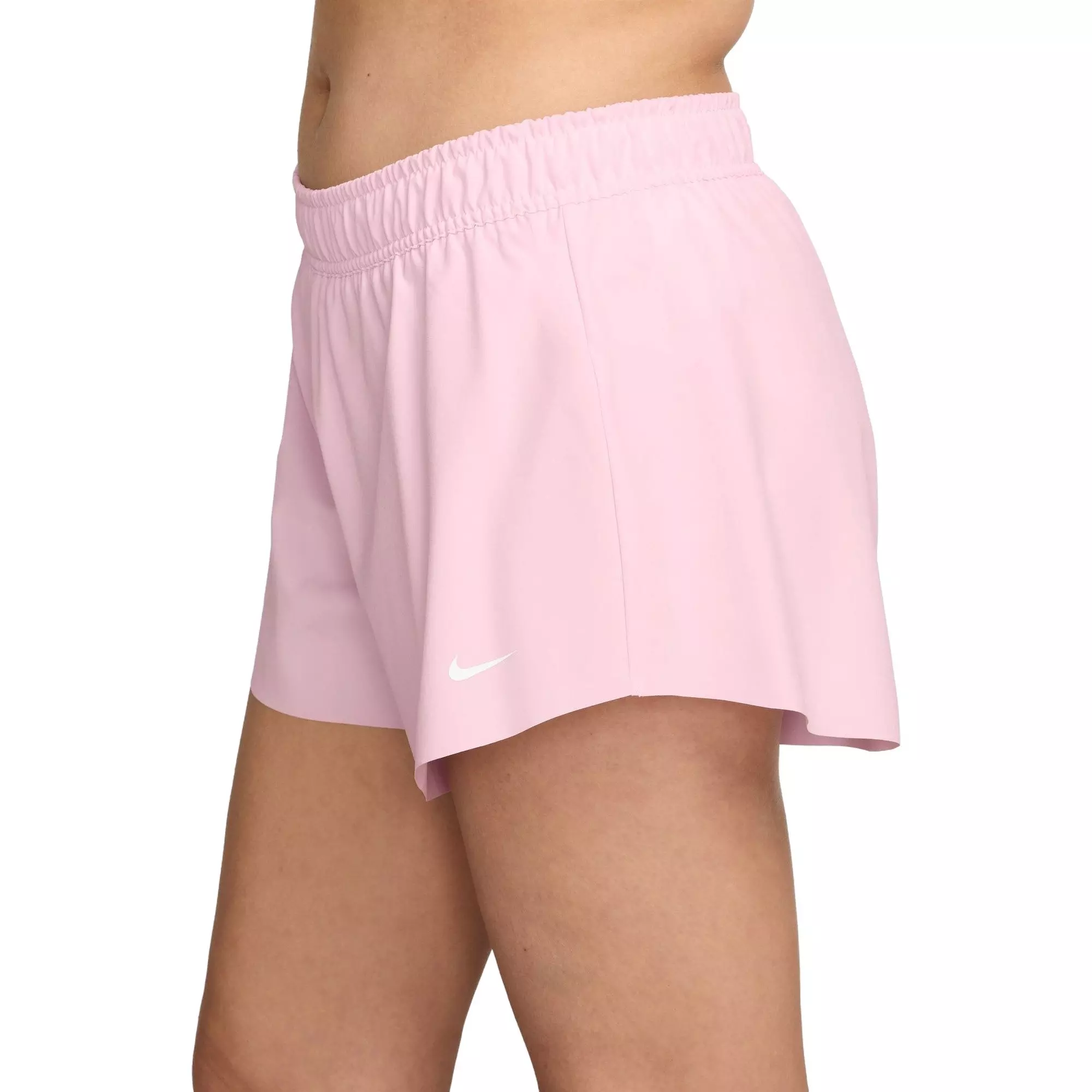 Nike Women's One Repel Mid-Rise 3" Brief-Lined Shorts - PINK