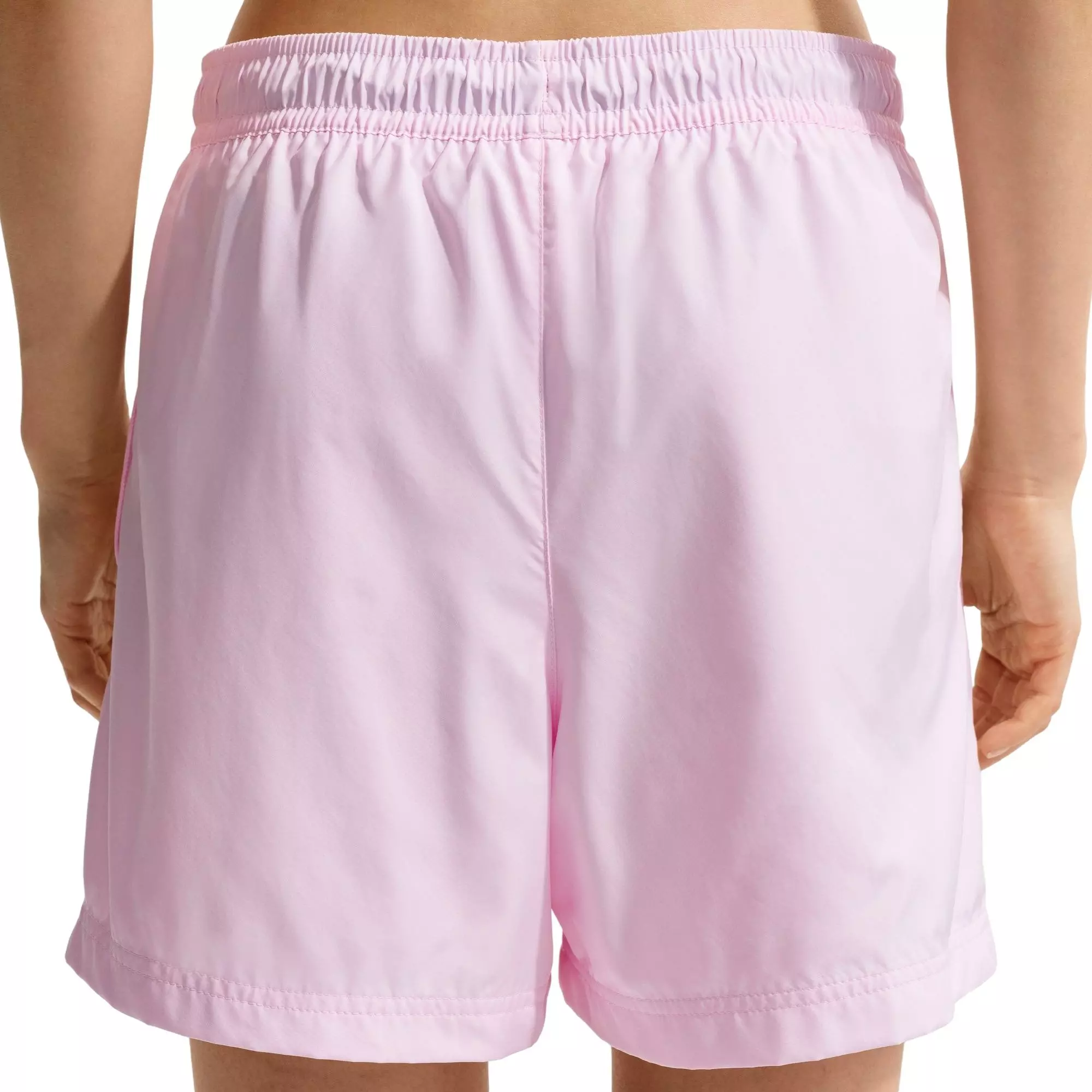 Nike Women's Sportswear Essentials Mid-Rise Woven Shorts - PINK