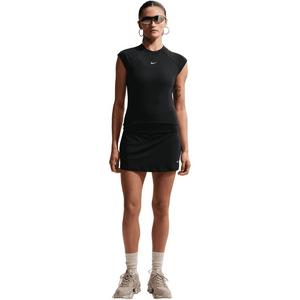 Nike Women's Sportswear Chill Knit Mid-Rise Tight Ribbed Skort