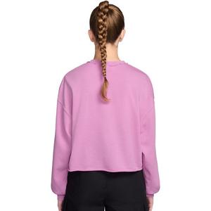 Nike Women's Sportswear Chill Terry Oversized French Terry Crew-Neck Sweatshirt