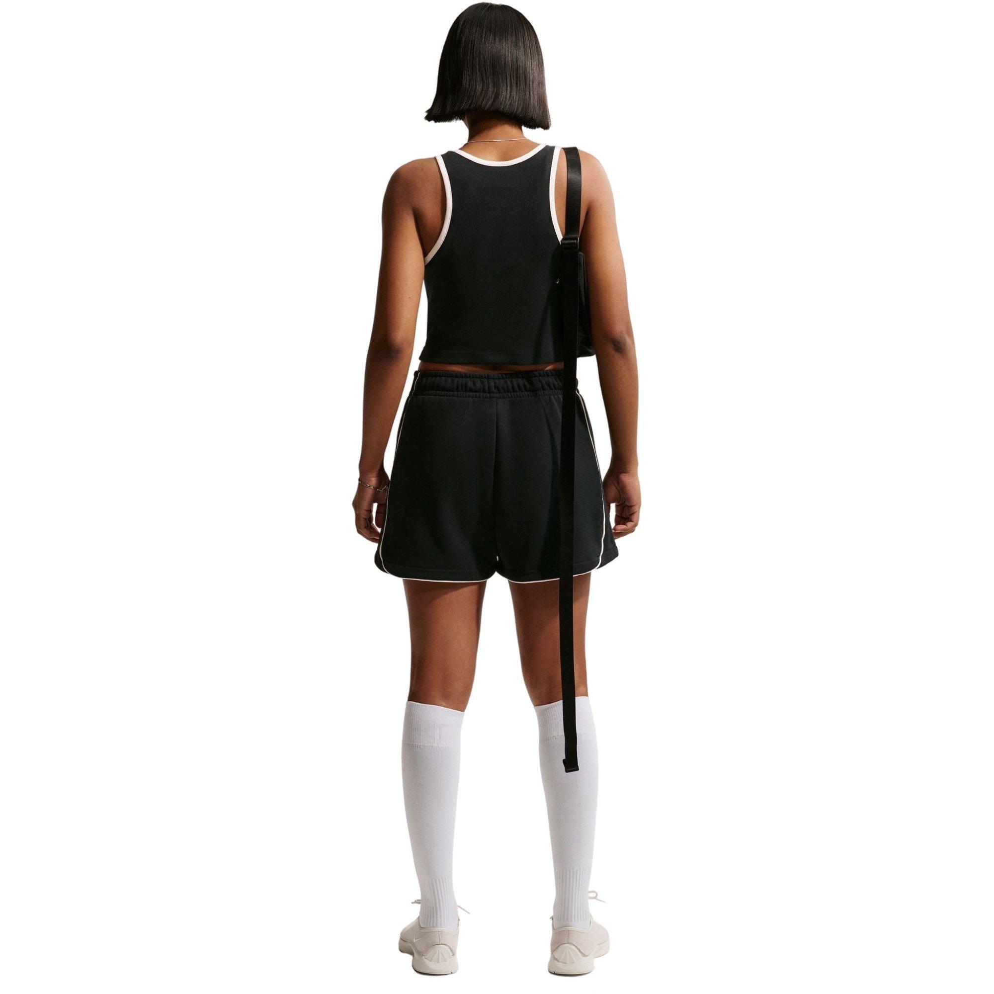 Nike Women's Sportswear Tight Graphic Tank Top - Black/White - BLACK/WHITE Thumbnail View 2