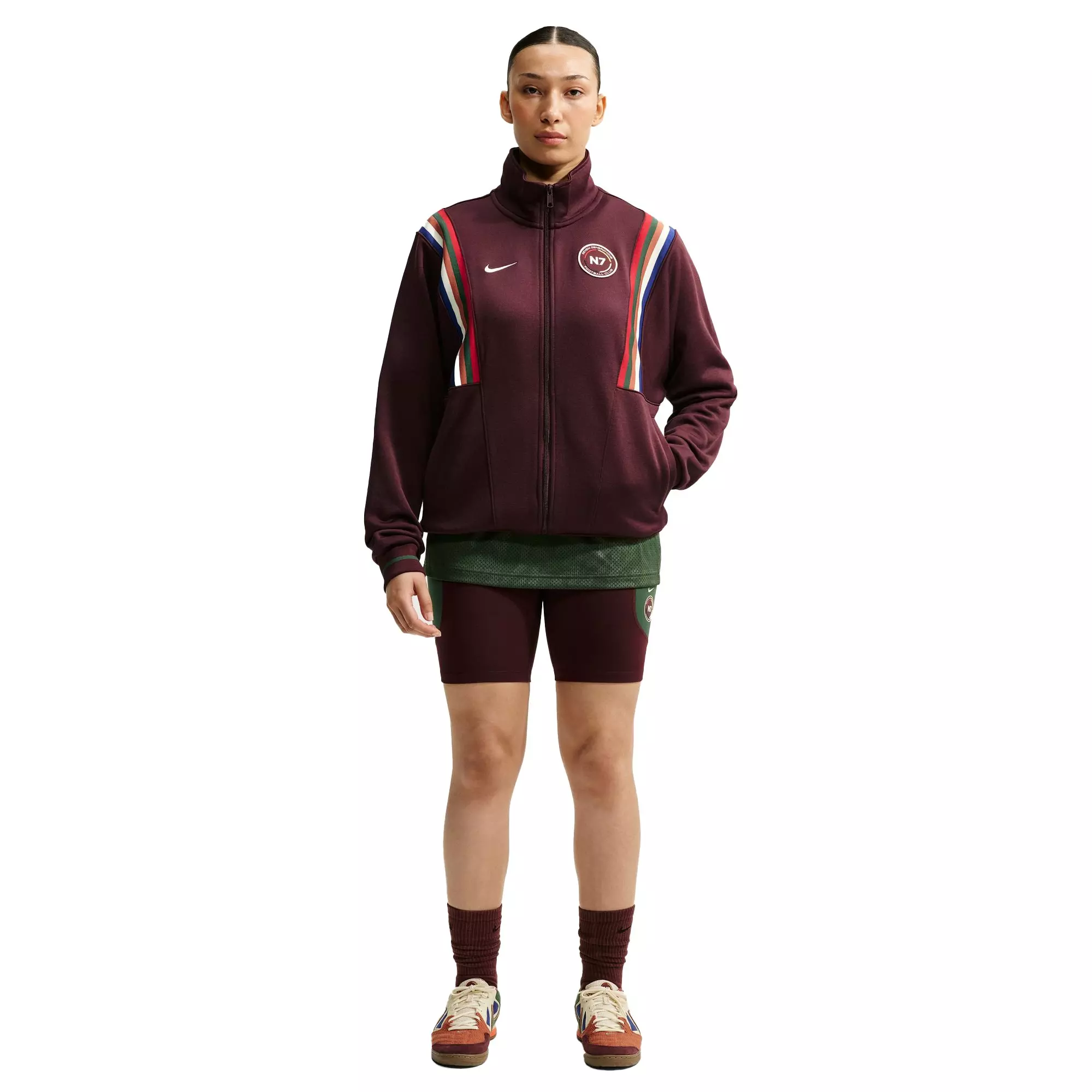 Nike N7 "Burgundy Crush" Sportswear Jacket - MAROON