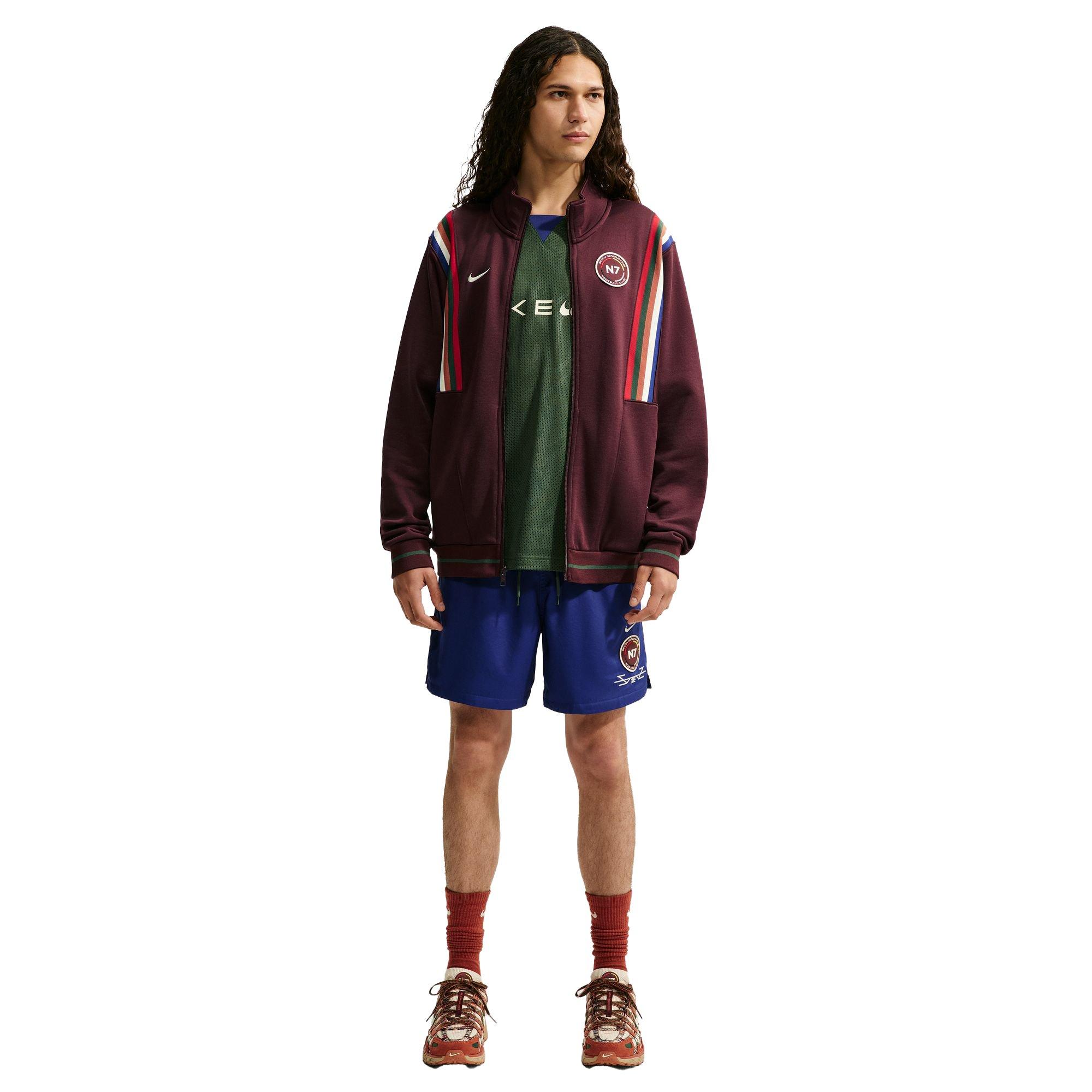 Nike N7 "Burgundy Crush" Sportswear Jacket - MAROON Thumbnail View 3