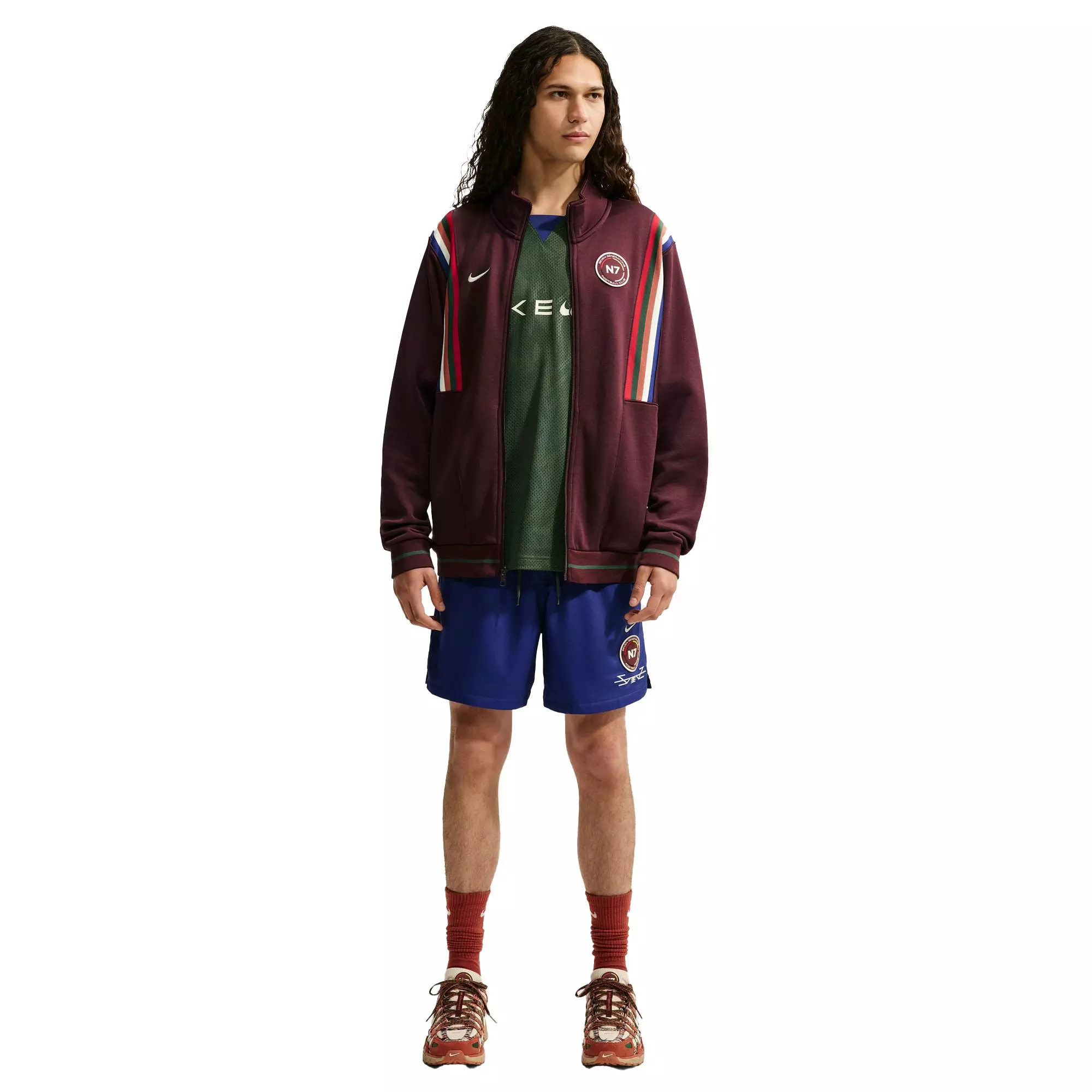 Nike N7 "Burgundy Crush" Sportswear Jacket - MAROON
