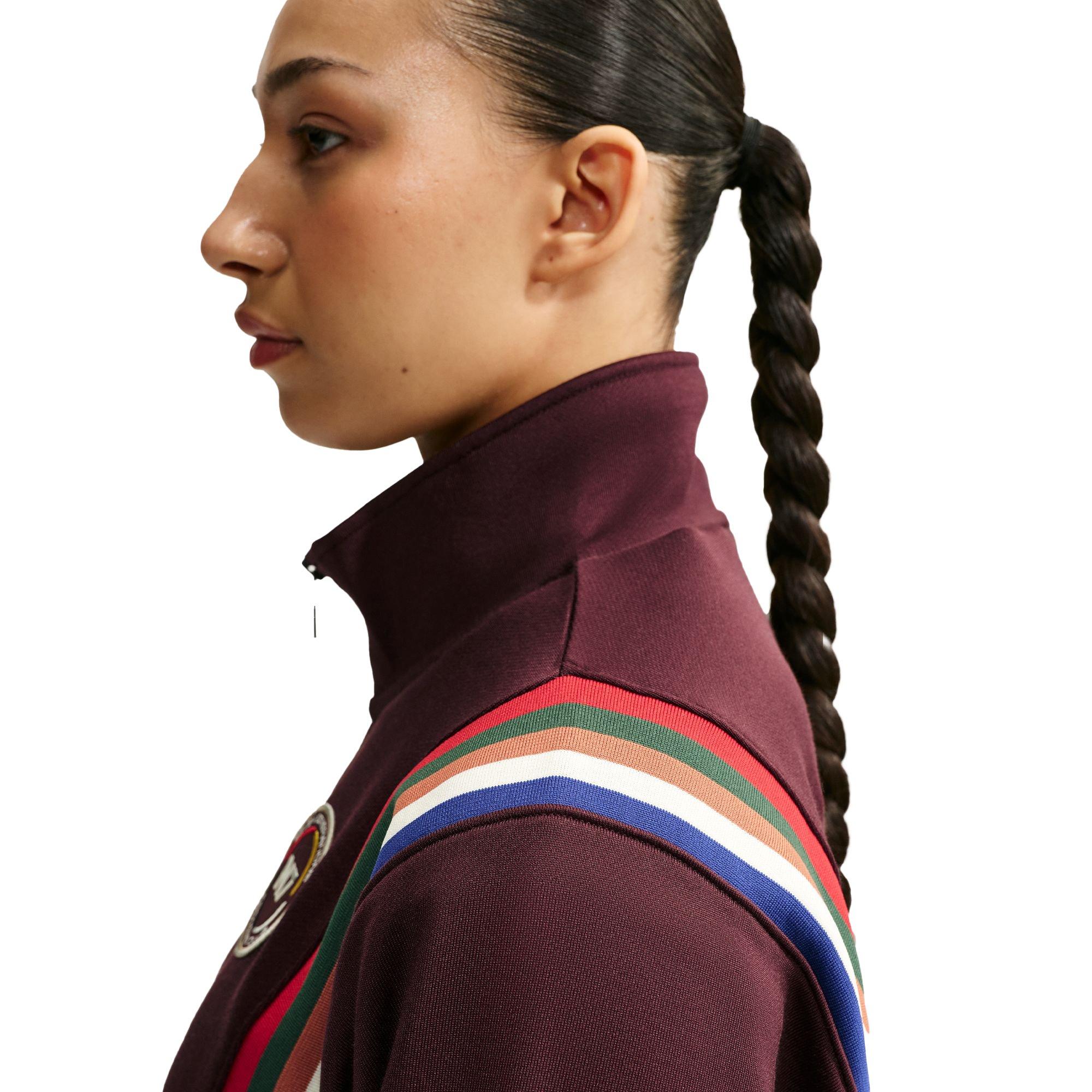 Nike N7 "Burgundy Crush" Sportswear Jacket - MAROON Thumbnail View 6