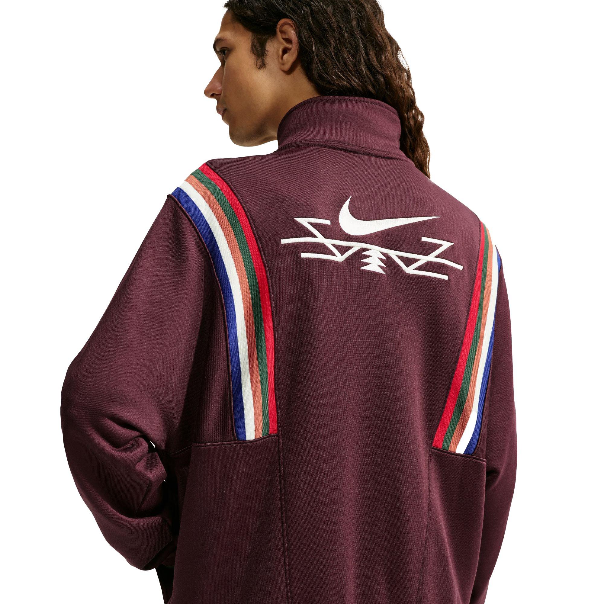 Nike N7 "Burgundy Crush" Sportswear Jacket - MAROON Thumbnail View 7