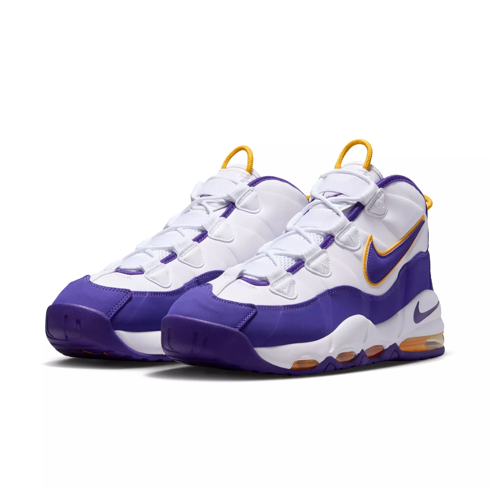 Nike Air Max Uptempo "Lakers" Men's Shoe - WHITE/COURT PURPLE