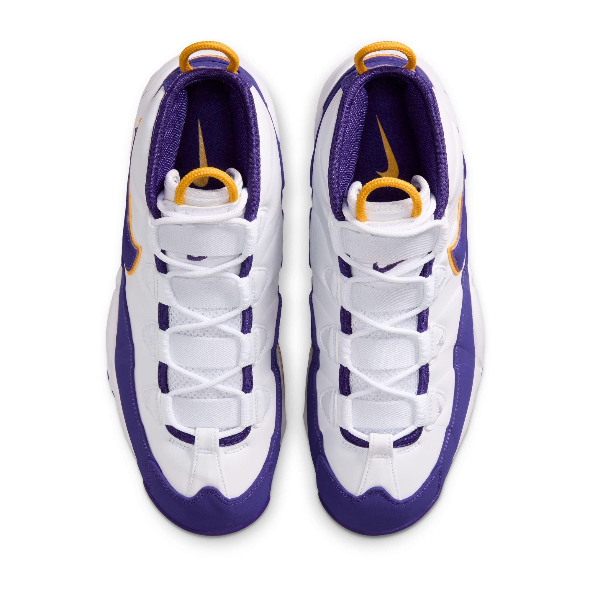 Nike Air Max Uptempo "Lakers" Men's Shoe - WHITE/COURT PURPLE Thumbnail View 10