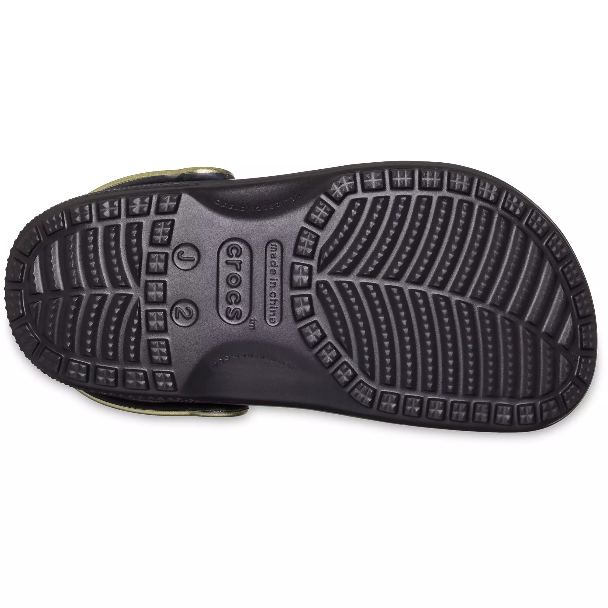 Crocs Classic "Black/Gold" Grade School Boys' Shoe - BLACK/GOLD