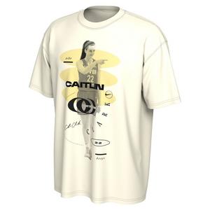 Nike Caitlin Clark Logo Basketball T-Shirt - Sail