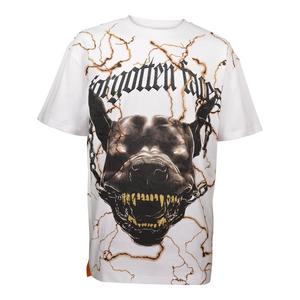 Upscale Men's Electrified Pitbull Tee - White