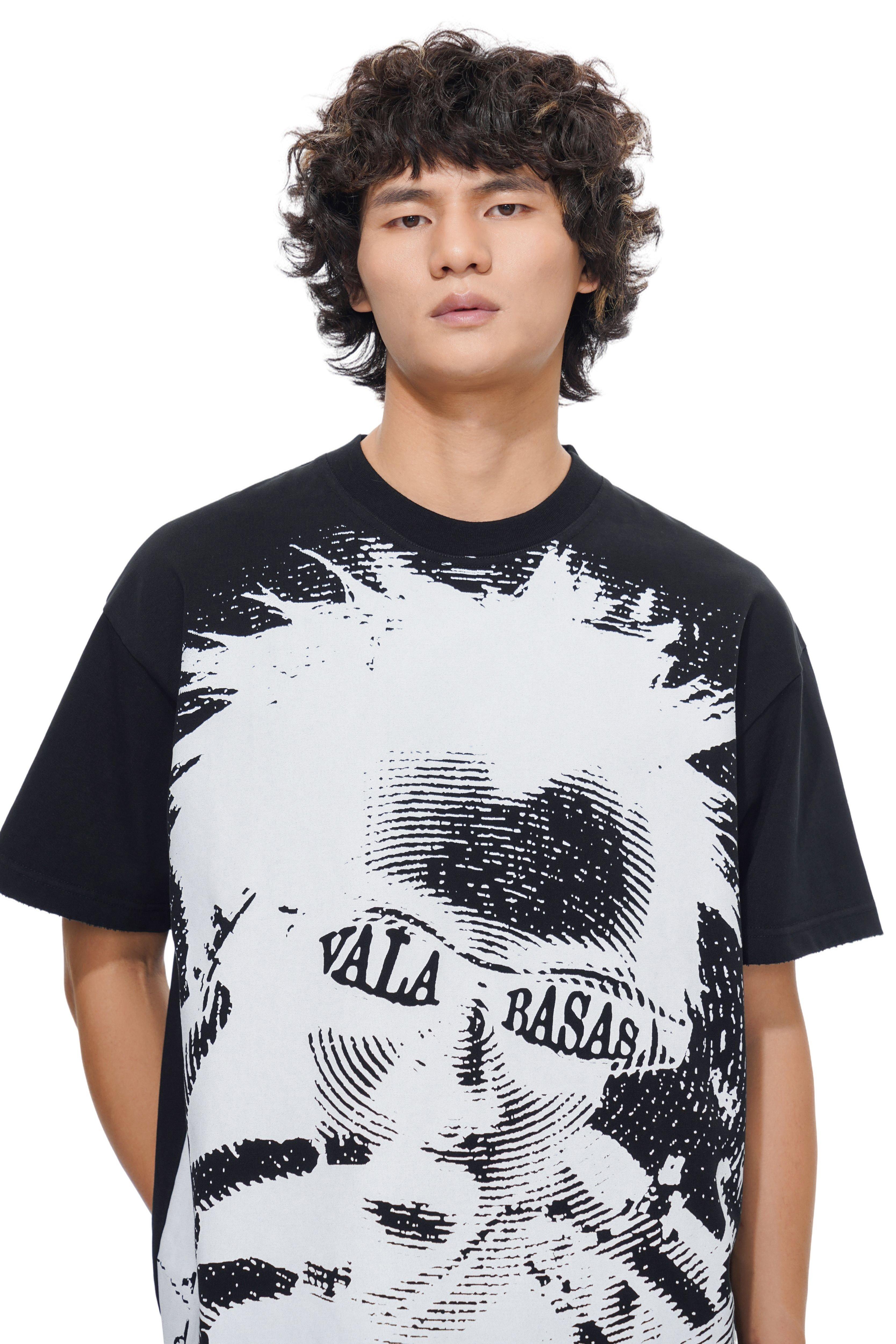 Valabasas Men's Viral Tee - Black - BLACK Thumbnail View 3